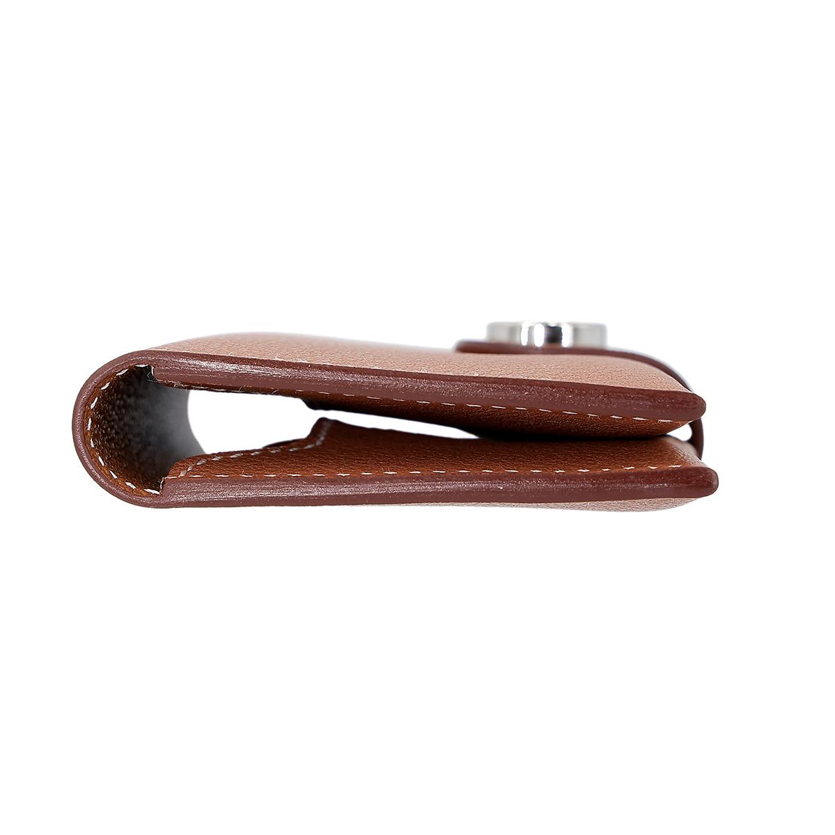 Brand New ( Rank N ) HERMÈS R.M.S card holder Gold (37) Evercolor Enamel hardware B (2023) - 5