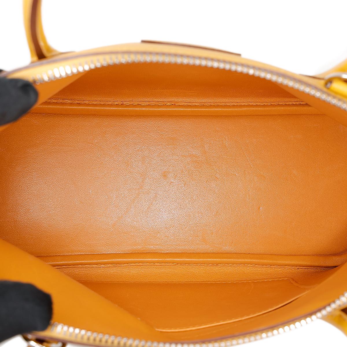 Very Good ( Rank A) HERMÈS Bolide 27 Jaune Ambre (9D) Epsom Palladium hardware C (2018) - 24