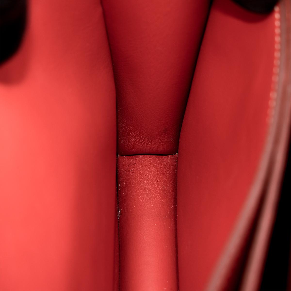 Very Good ( Rank A) HERMÈS Roulis Mini Sanguine (9M) Swift Permabrass hardware Z (2021) - 23