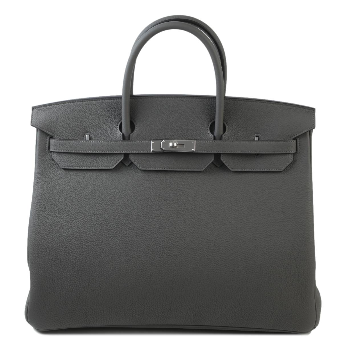 Brand New ( Rank N ) HERMÈS Birkin 40 Gris Meyer (0L) Togo Palladium hardware W (2024) - 1