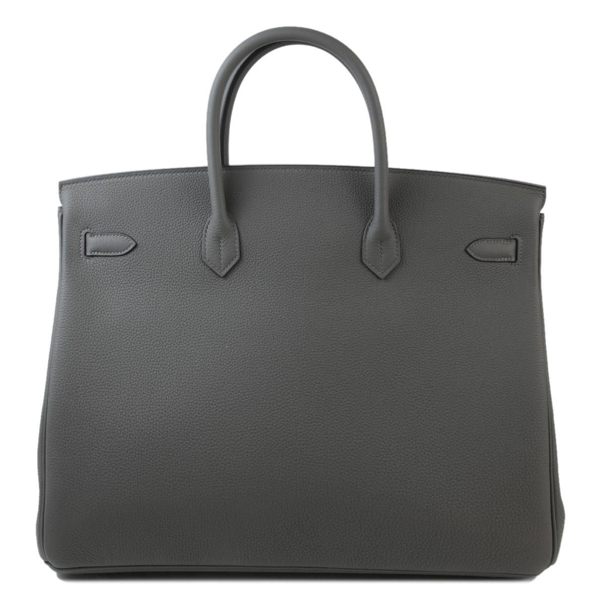 Brand New ( Rank N ) HERMÈS Birkin 40 Gris Meyer (0L) Togo Palladium hardware W (2024) - 3