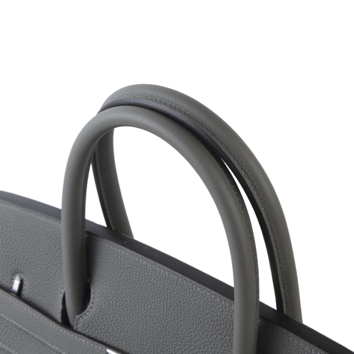 Brand New ( Rank N ) HERMÈS Birkin 40 Gris Meyer (0L) Togo Palladium hardware W (2024) - 6