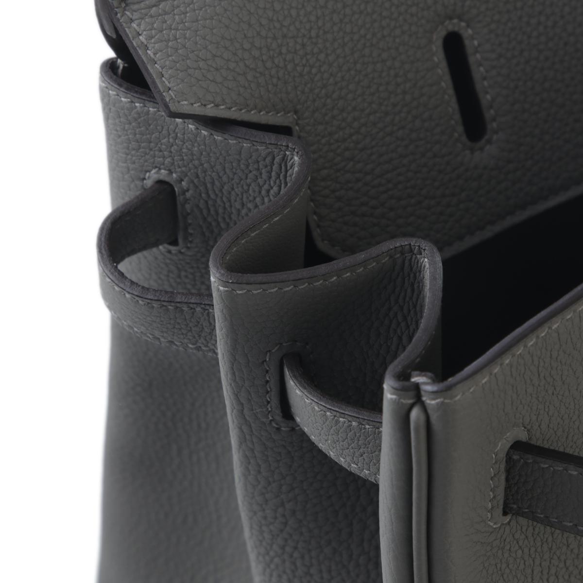 Brand New ( Rank N ) HERMÈS Birkin 40 Gris Meyer (0L) Togo Palladium hardware W (2024) - 16