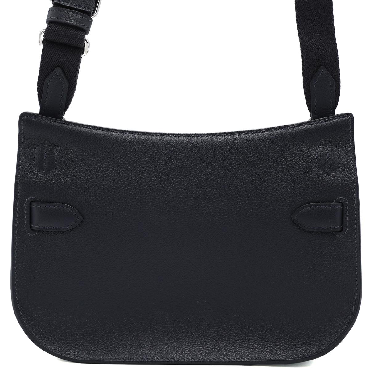 Brand New ( Rank N ) HERMÈS Jypsiere Mini Caban (3Y) Evercolor Palladium hardware W (2024) - 3