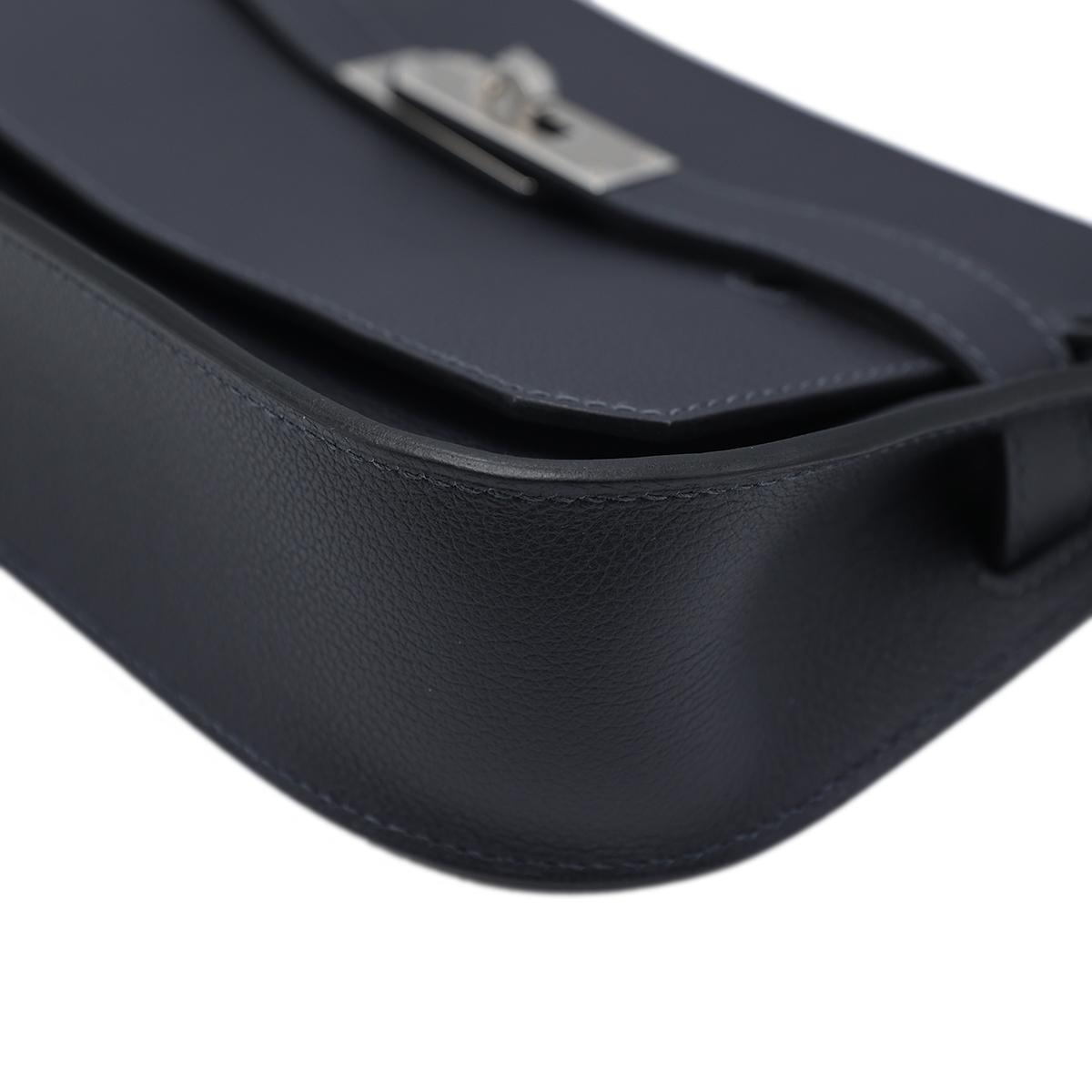 Brand New ( Rank N ) HERMÈS Jypsiere Mini Caban (3Y) Evercolor Palladium hardware W (2024) - 9