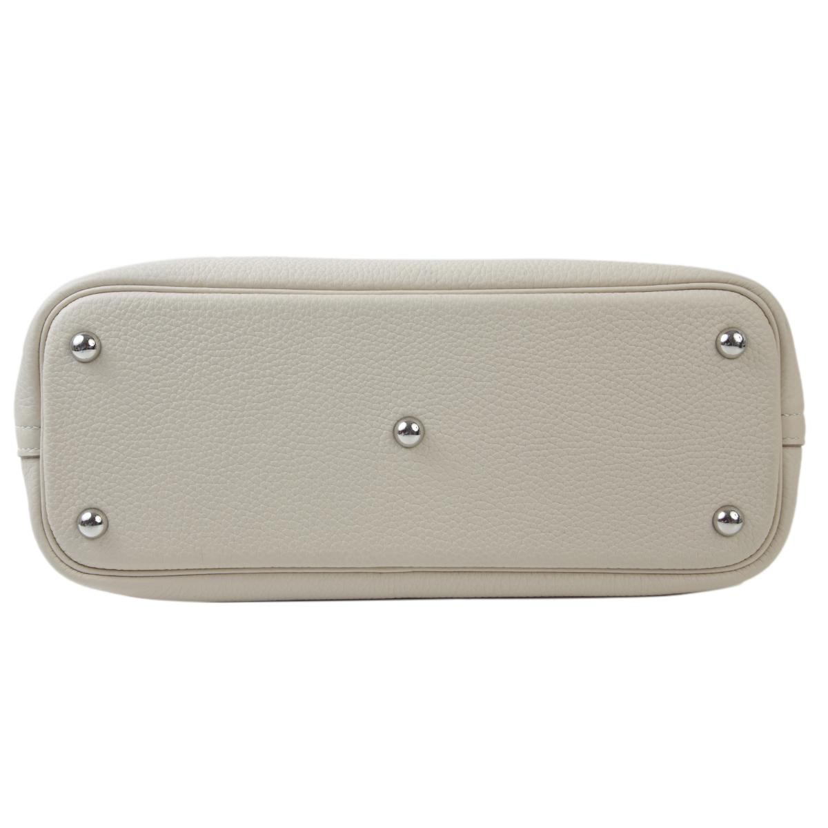 Excellent ( Rank SA ) HERMÈS Bolide 31 Craie (10) Clemence Palladium hardware C (2018) - 7