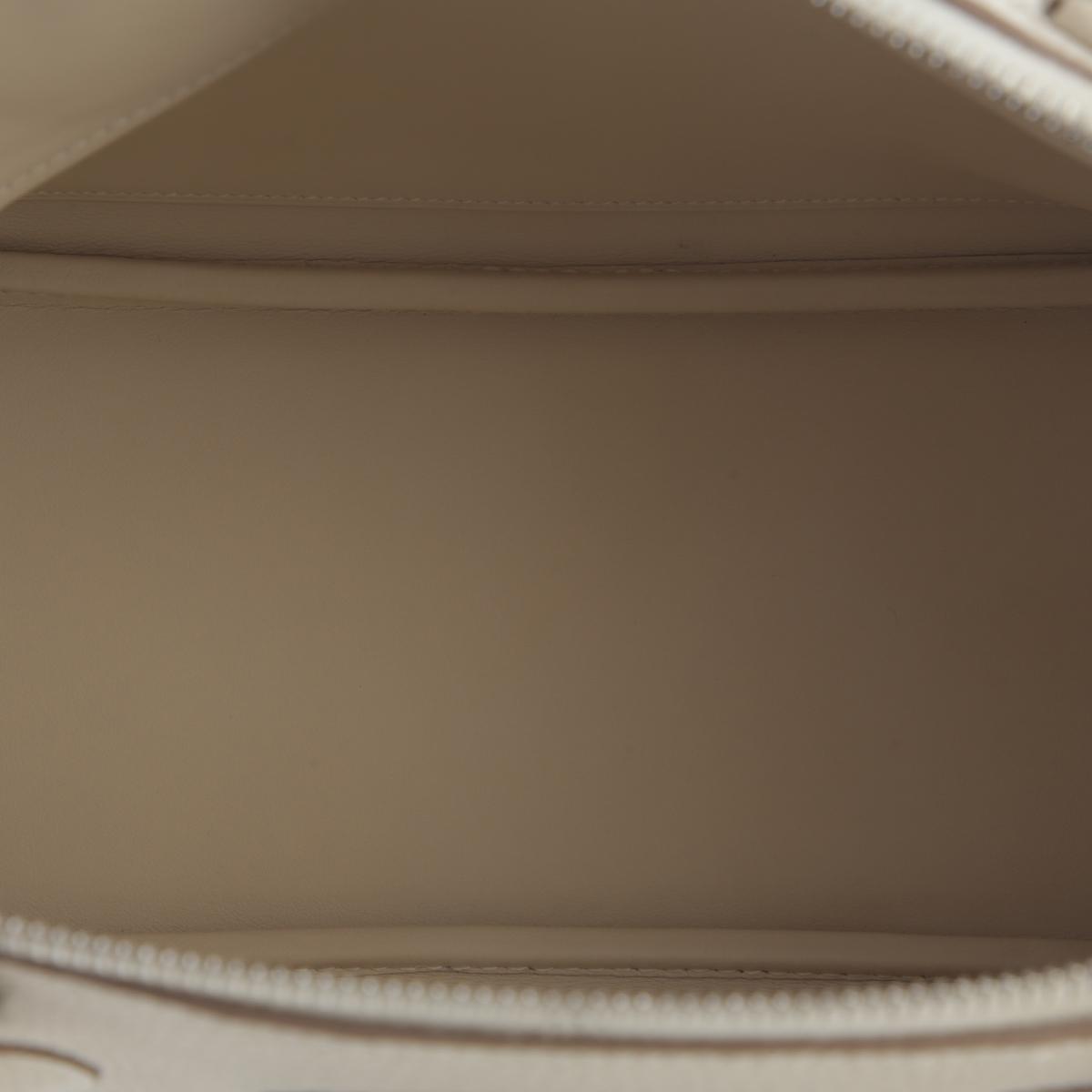 Excellent ( Rank SA ) HERMÈS Bolide 31 Craie (10) Clemence Palladium hardware C (2018) - 15