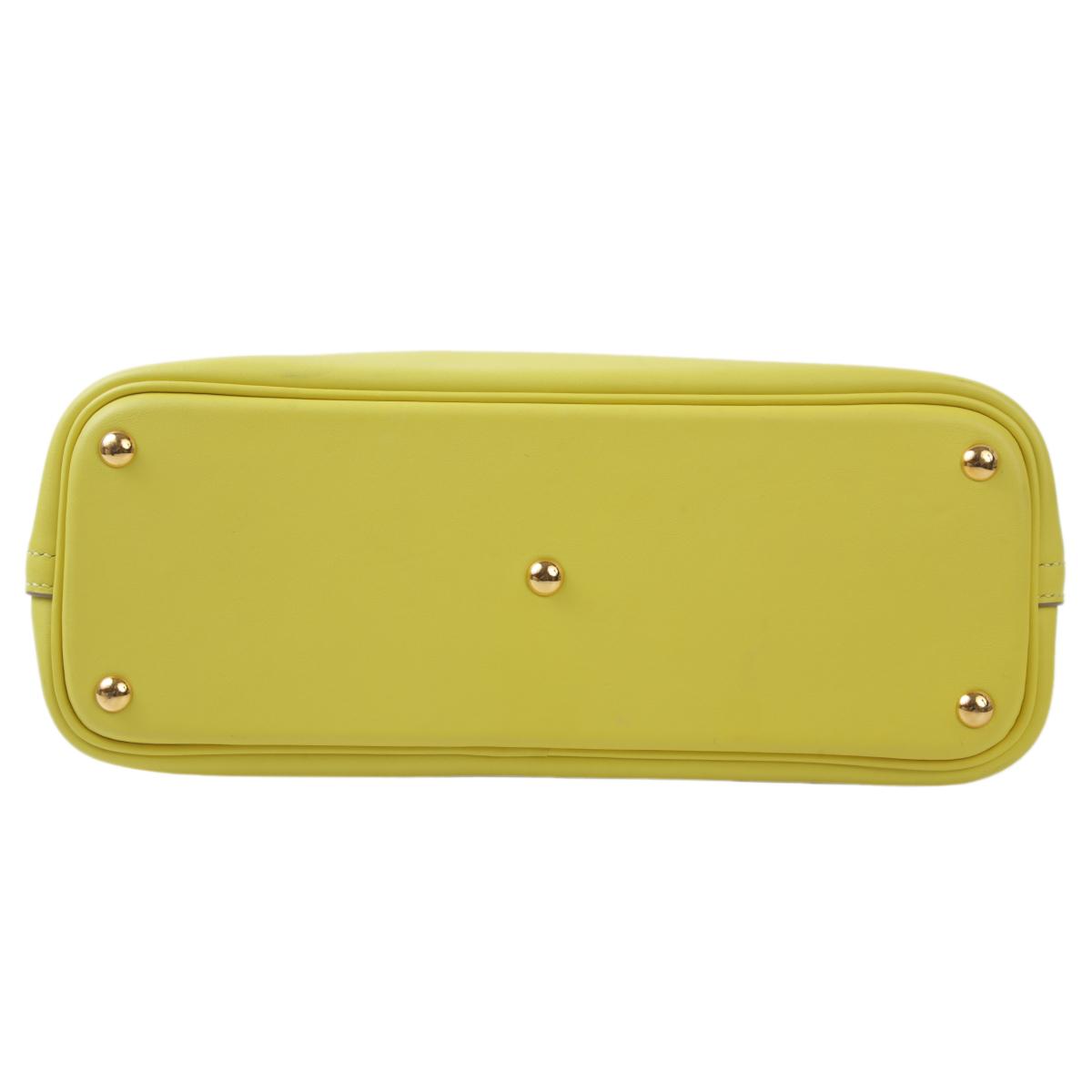 Very Good ( Rank A) HERMÈS Bolide 27 Lime (9R) Swift Gold hardware D (2019) - 7