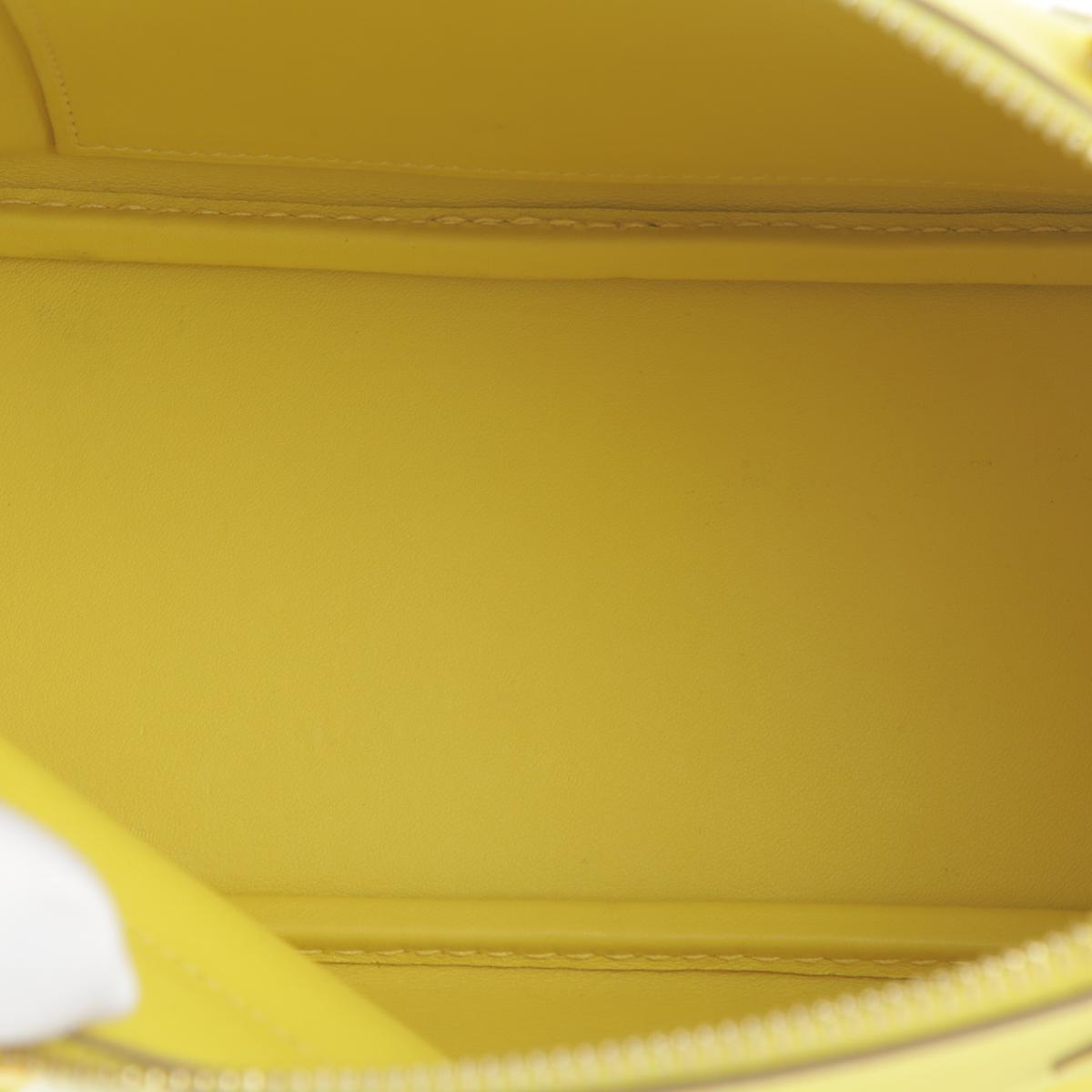 Very Good ( Rank A) HERMÈS Bolide 27 Lime (9R) Swift Gold hardware D (2019) - 14