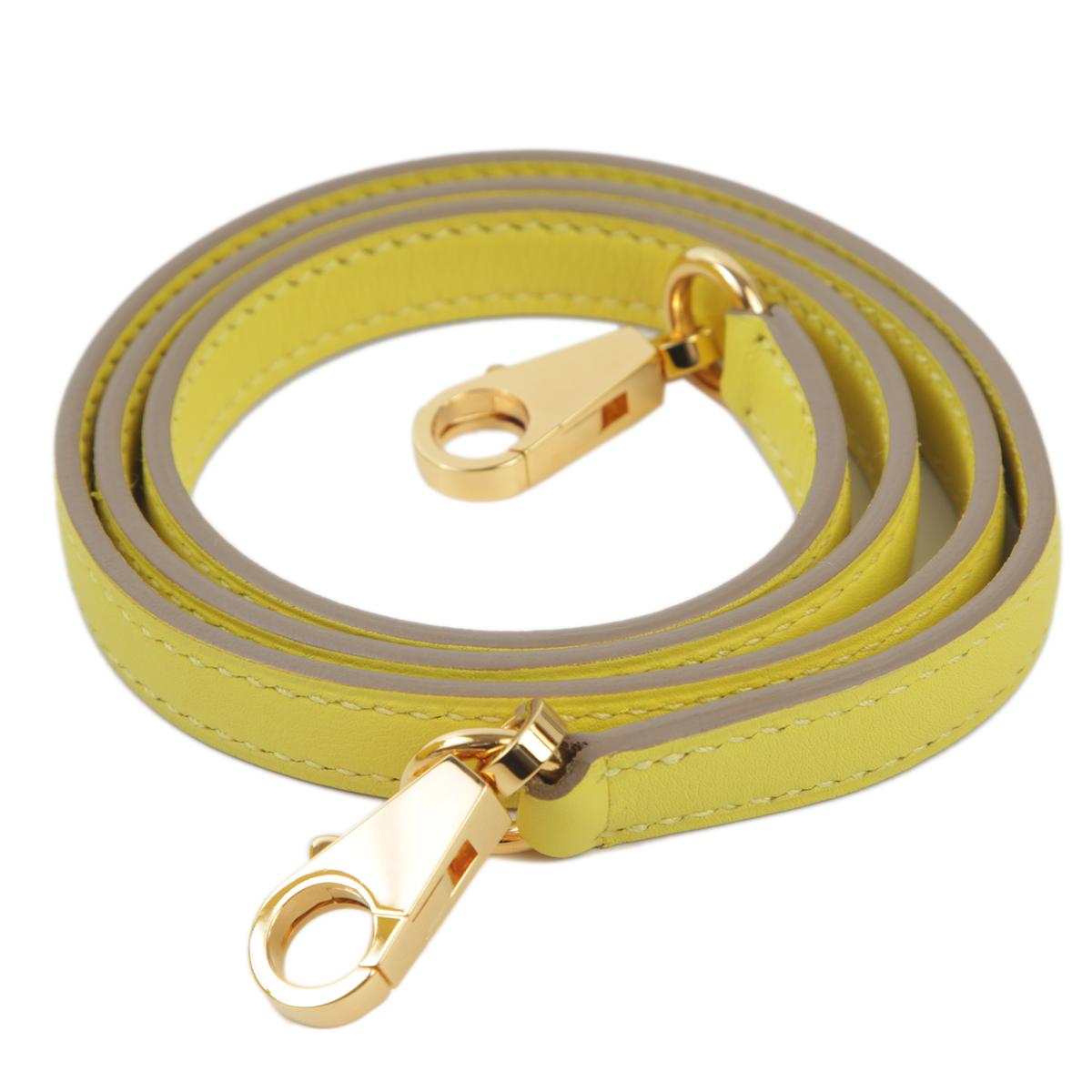 Very Good ( Rank A) HERMÈS Bolide 27 Lime (9R) Swift Gold hardware D (2019) - 15