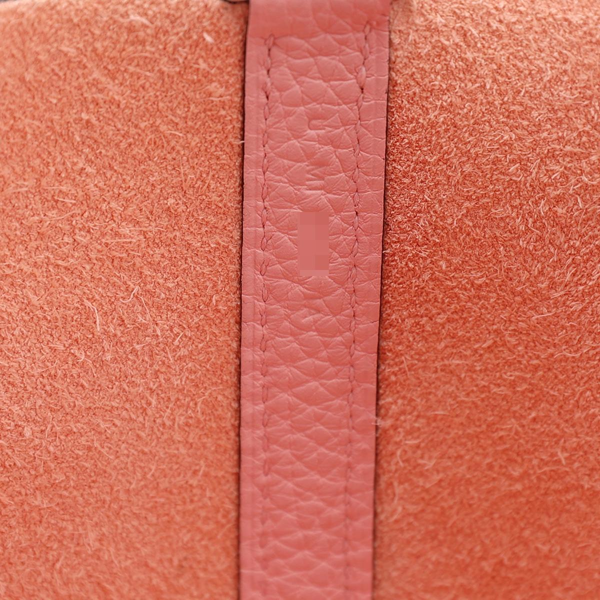 Unused ( Rank NS ) HERMÈS Picotin Lock PM Rose Sakura (3Q) Clemence Palladium hardware U (2022) - 18