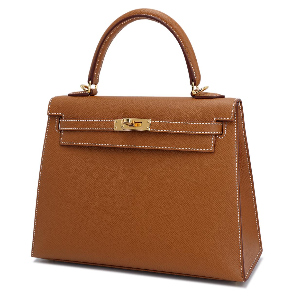 ランク N 新品 HERMÈS エルメス ケリー25 セリエ ゴールド (37) エプソン ゴールド金具 W刻印 - 2