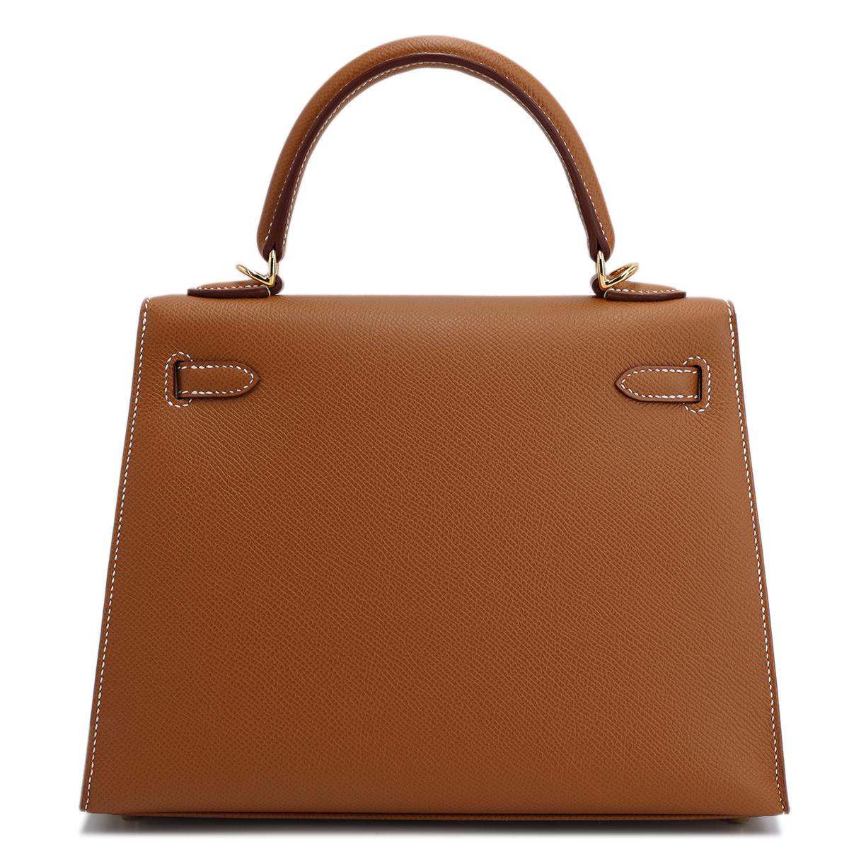ランク N 新品 HERMÈS エルメス ケリー25 セリエ ゴールド (37) エプソン ゴールド金具 W刻印 - 3