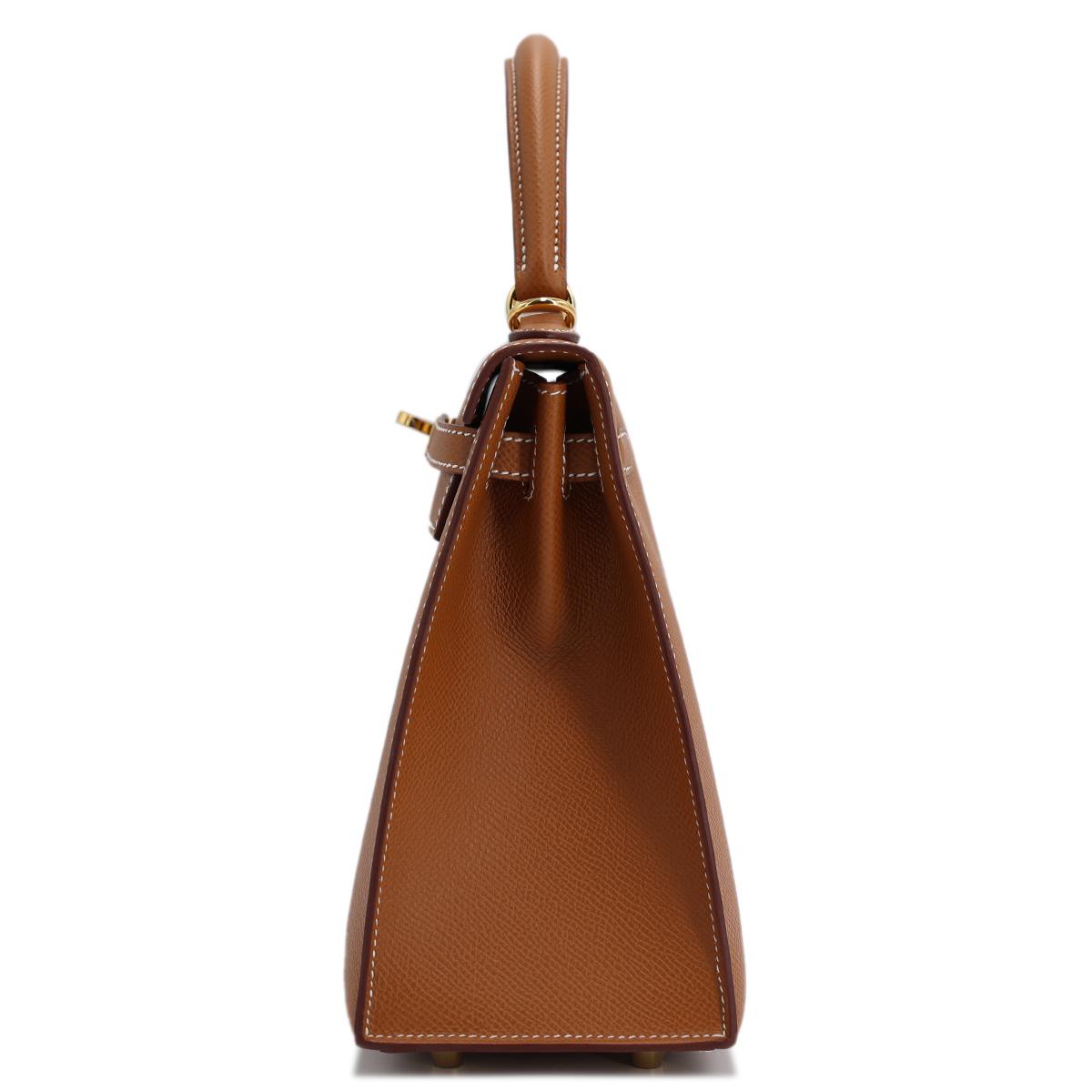 ランク N 新品 HERMÈS エルメス ケリー25 セリエ ゴールド (37) エプソン ゴールド金具 W刻印 - 4