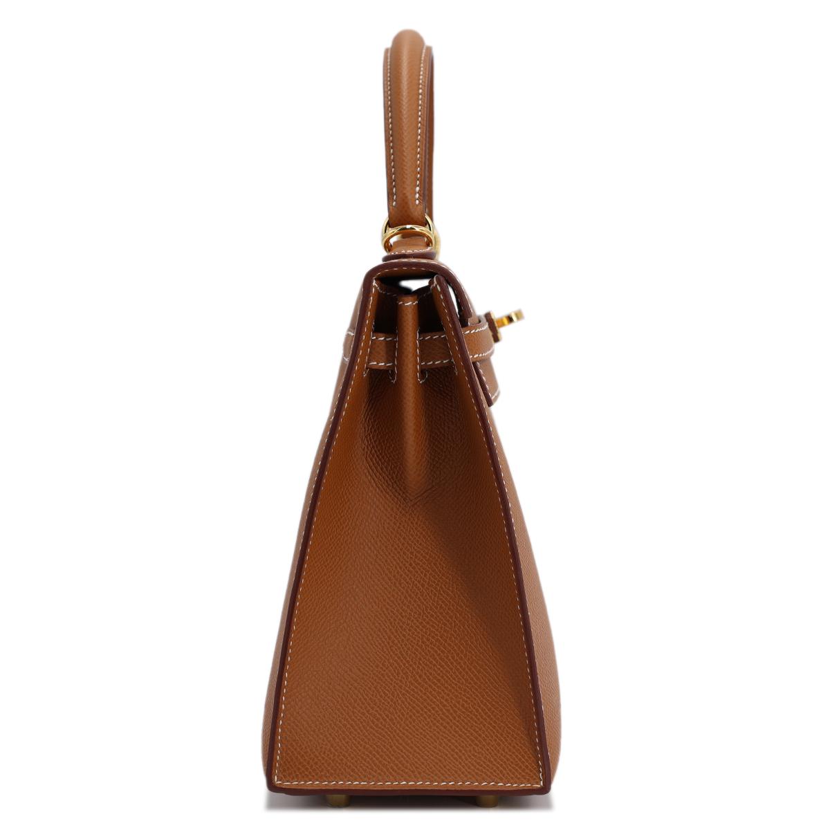 ランク N 新品 HERMÈS エルメス ケリー25 セリエ ゴールド (37) エプソン ゴールド金具 W刻印 - 5