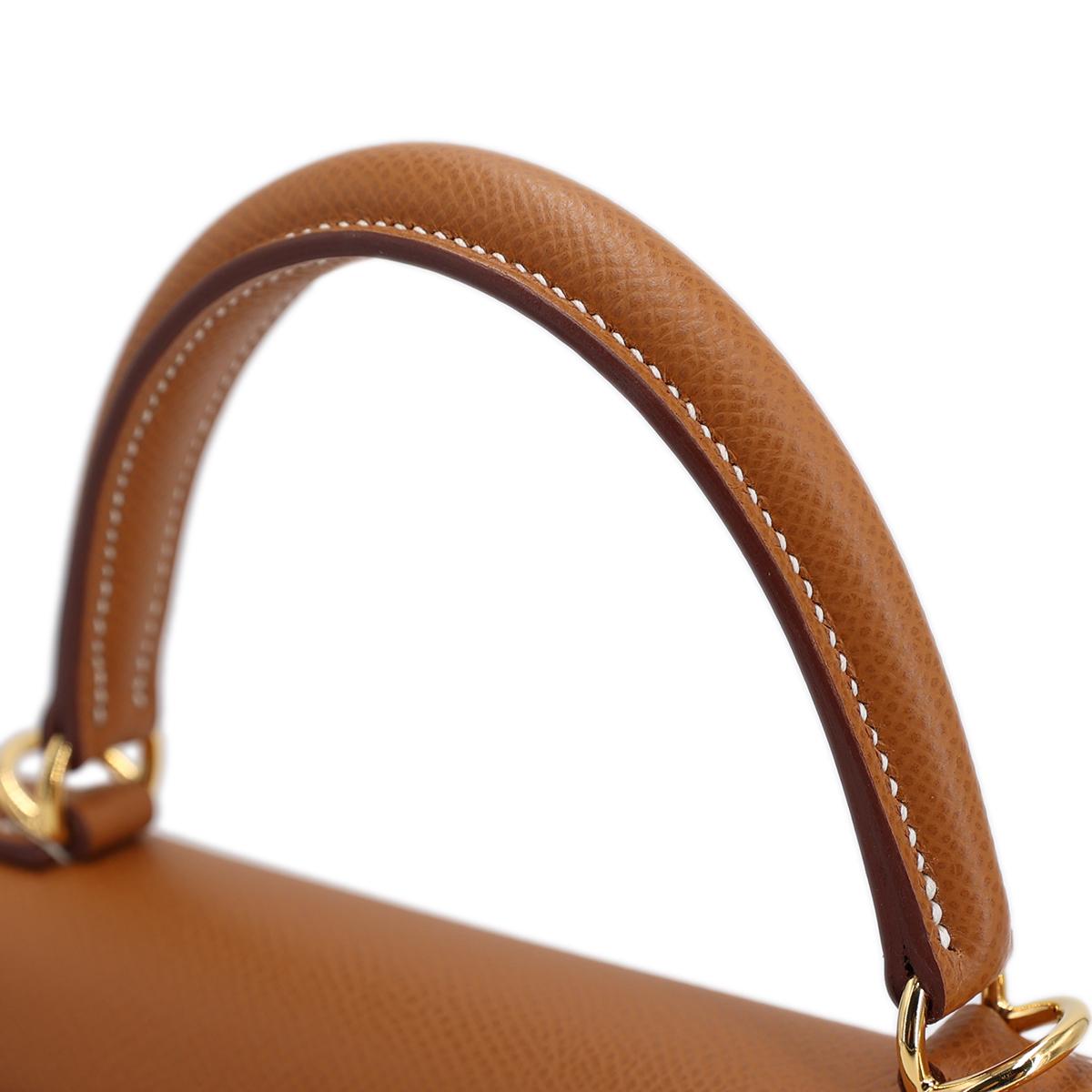 ランク N 新品 HERMÈS エルメス ケリー25 セリエ ゴールド (37) エプソン ゴールド金具 W刻印 - 6