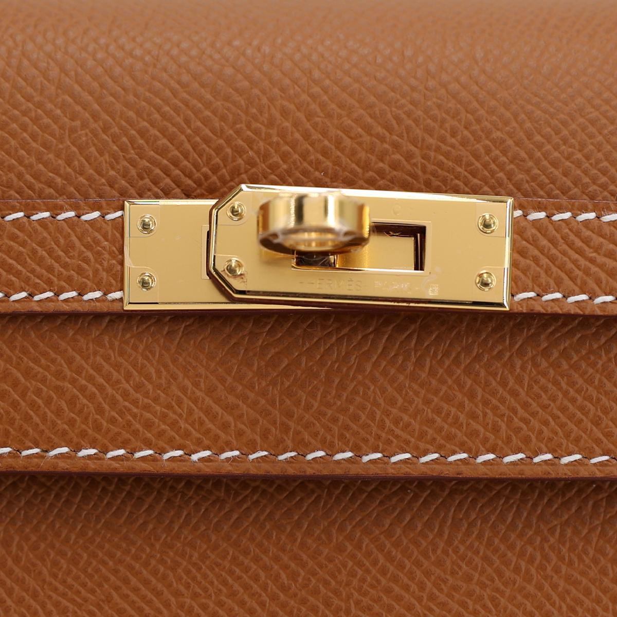 ランク N 新品 HERMÈS エルメス ケリー25 セリエ ゴールド (37) エプソン ゴールド金具 W刻印 - 12