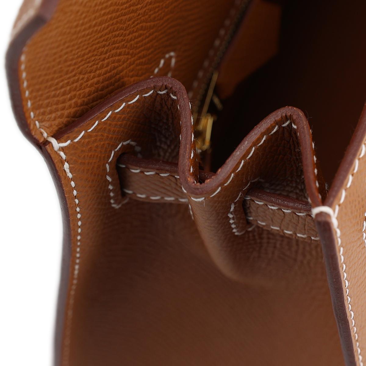 ランク N 新品 HERMÈS エルメス ケリー25 セリエ ゴールド (37) エプソン ゴールド金具 W刻印 - 16