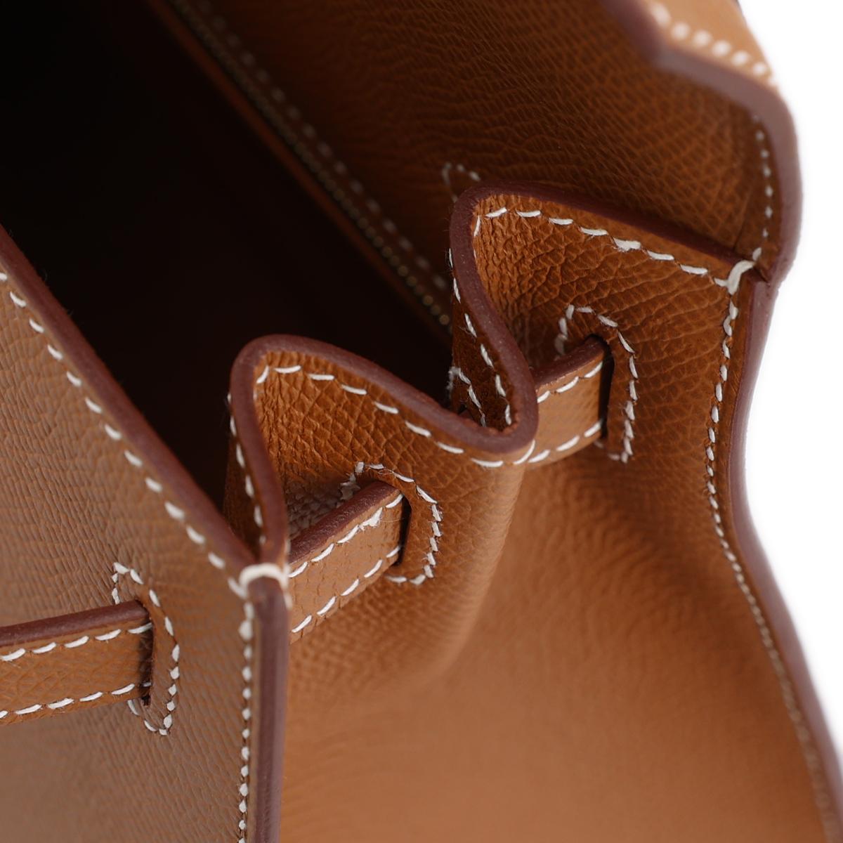 ランク N 新品 HERMÈS エルメス ケリー25 セリエ ゴールド (37) エプソン ゴールド金具 W刻印 - 15