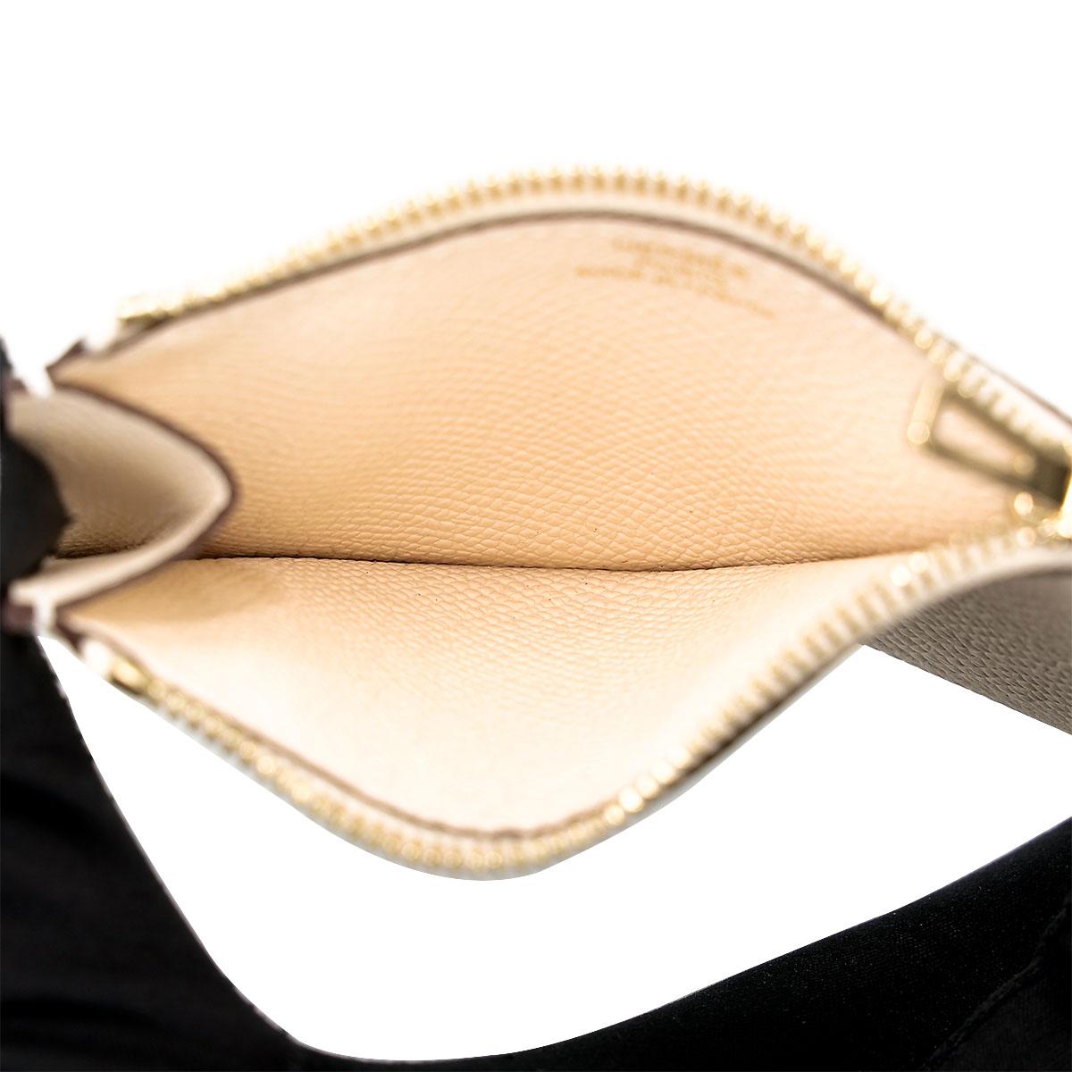Brand New ( Rank N ) HERMÈS Constance Slim Wallet Nata (I2) Epsom Gold hardware B (2023) - 25