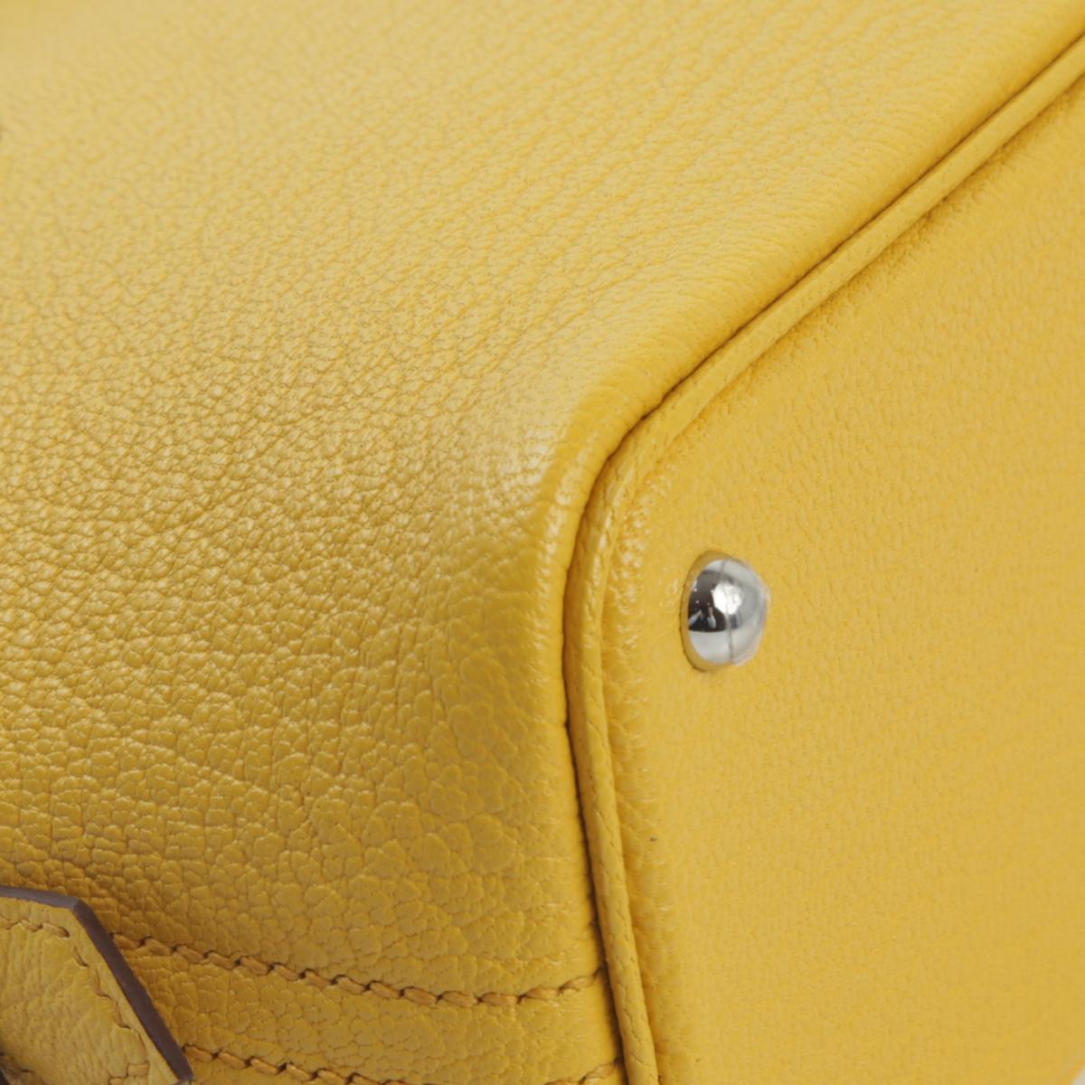 Brand New ( Rank N ) HERMÈS Mini Bolide 1923 Sun (B4) Chevre Palladium hardware W (2024) - 4