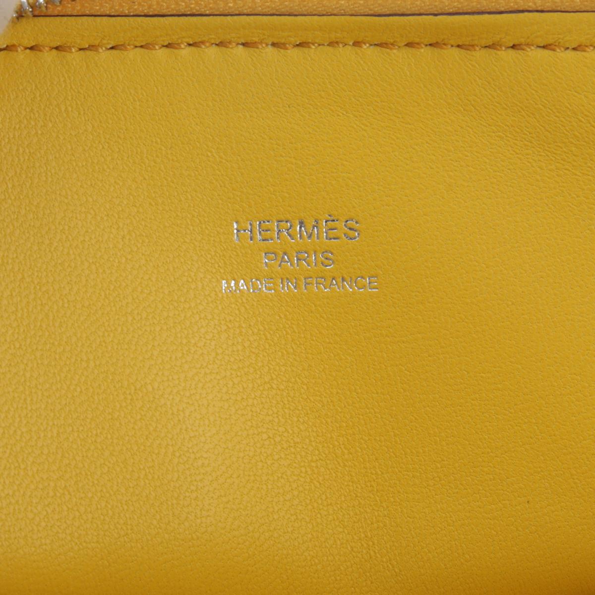 Brand New ( Rank N ) HERMÈS Mini Bolide 1923 Sun (B4) Chevre Palladium hardware W (2024) - 8
