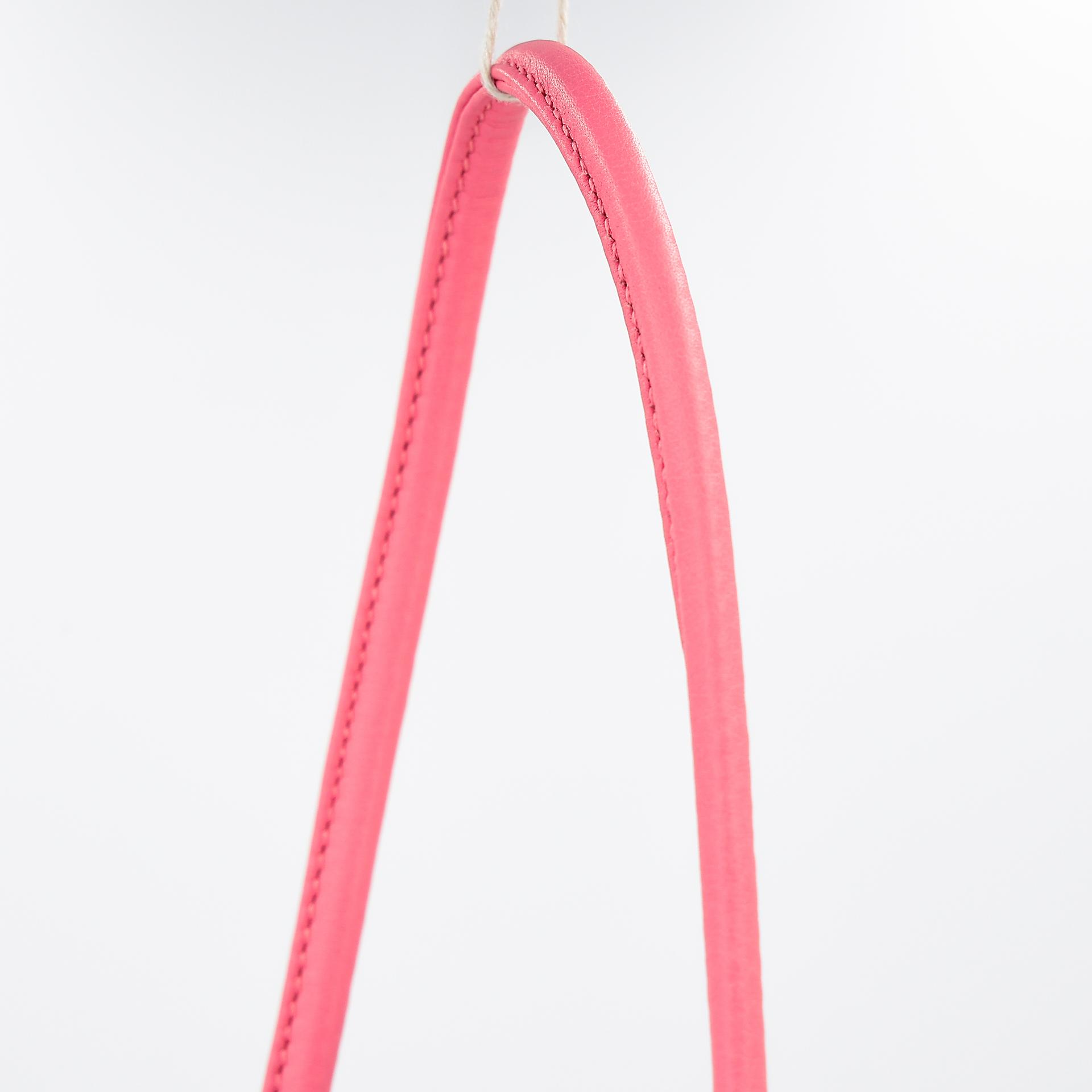 Excellent ( Rank SA ) HERMÈS Maline bag Rose Azalee (8W) 
 Veau Cheri Palladium hardware D (2019) - 3