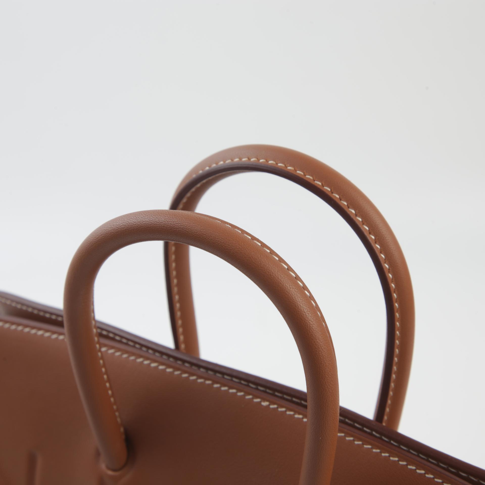 Excellent ( Rank SA ) HERMÈS Limited Edition Birkin 25 Shadow Gold (37) Swift Palladium hardware Z (2021) - 3