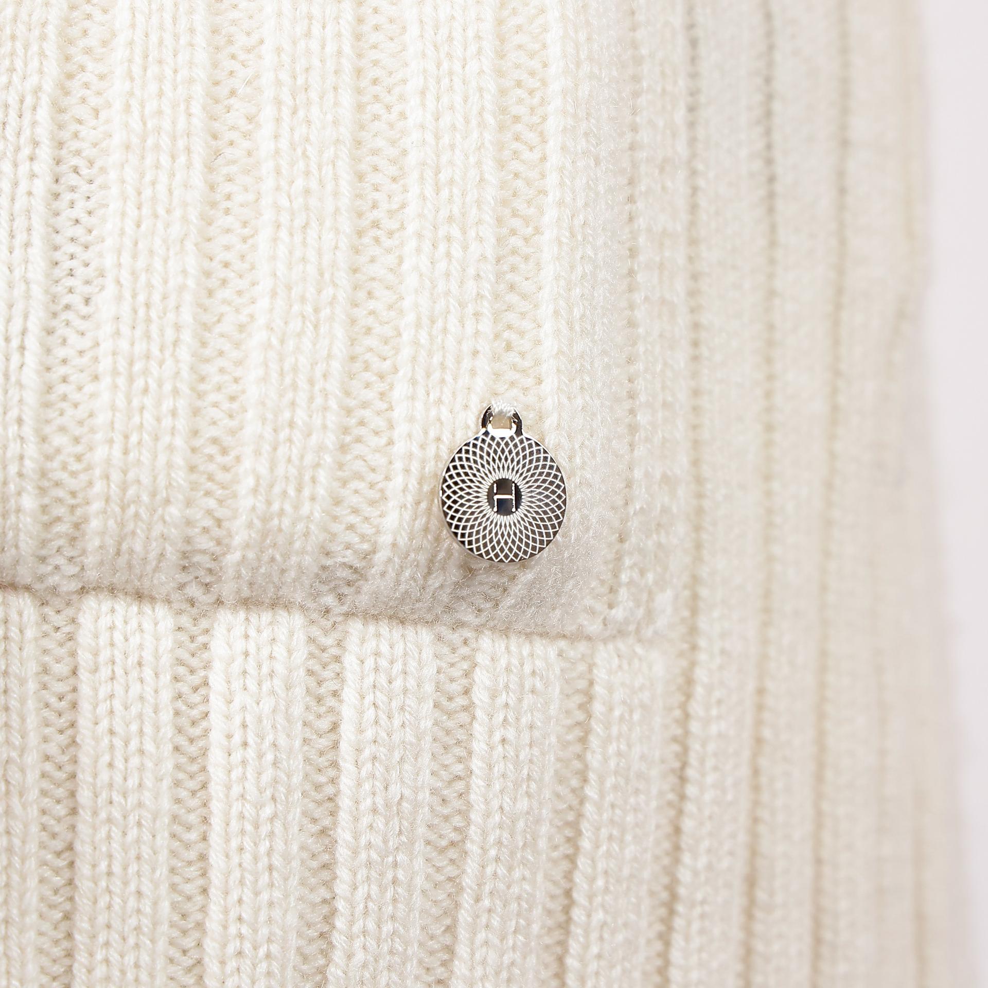 Unused ( Rank NS ) HERMÈS Clothes Cardigan Beige Cashmere - 3
