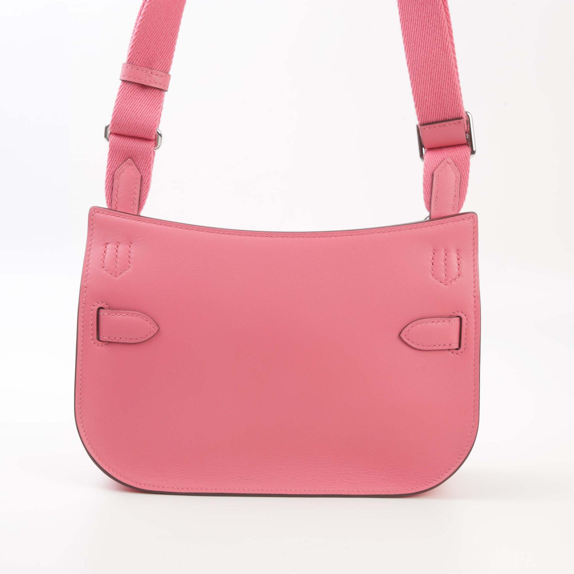 未使用保存品 HERMÈS 愛馬仕 Jypsiere 吉普赛 Mini 8W 唇膏粉 Rose Azalee Swift牛皮 銀扣 B刻 2023年 - 2