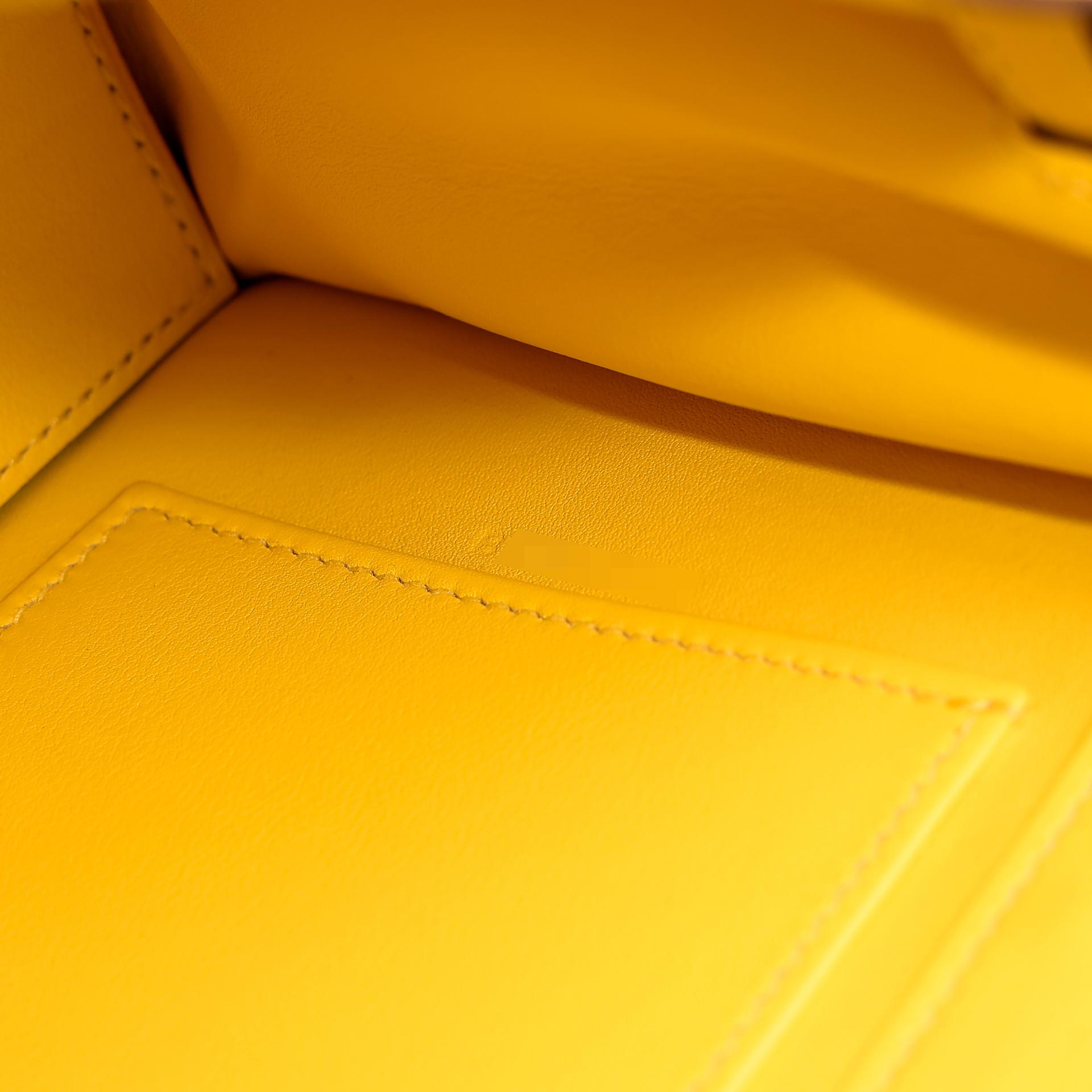 ランク NS 未使用品 HERMÈS エルメス ケリーダンス ジョーヌナプル スイフト シルバー金具 B刻印 - 12