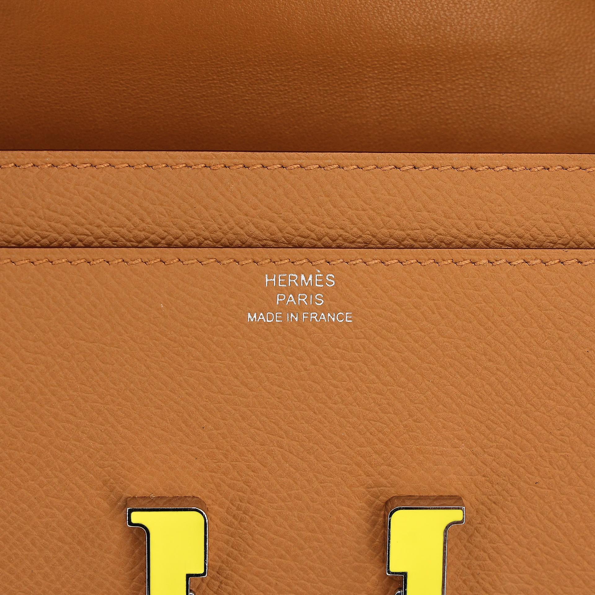 A美品 HERMÈS 愛馬仕 Constance To Go 2S 芝麻色 Sesame Epsom皮 琺瑯扣 Z刻 2021年 - 13