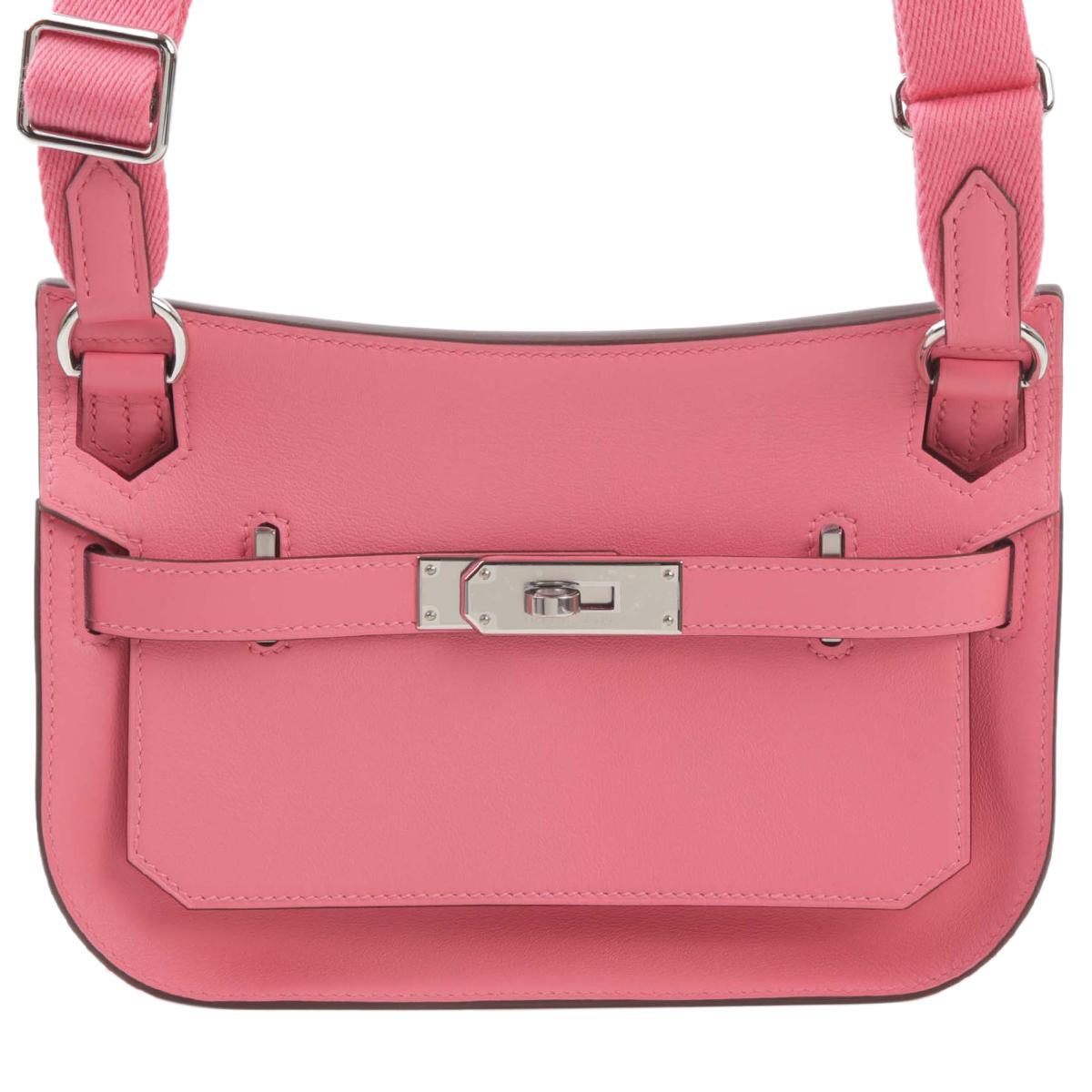 未使用保存品 HERMÈS 愛馬仕 Jypsiere 吉普赛 Mini 8W 唇膏粉 Rose Azalee Swift牛皮 銀扣 B刻 2023年 - 1