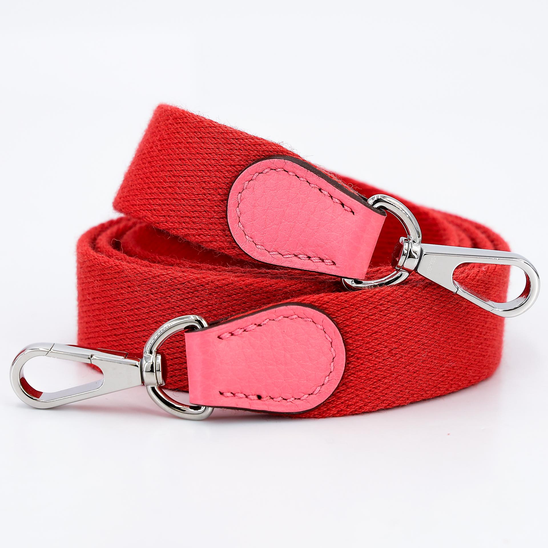 Excellent ( Rank SA ) HERMÈS Mini Evelyne 16 Amazone Rose Azalee (8W) Clemence Palladium hardware X (2016) - 14