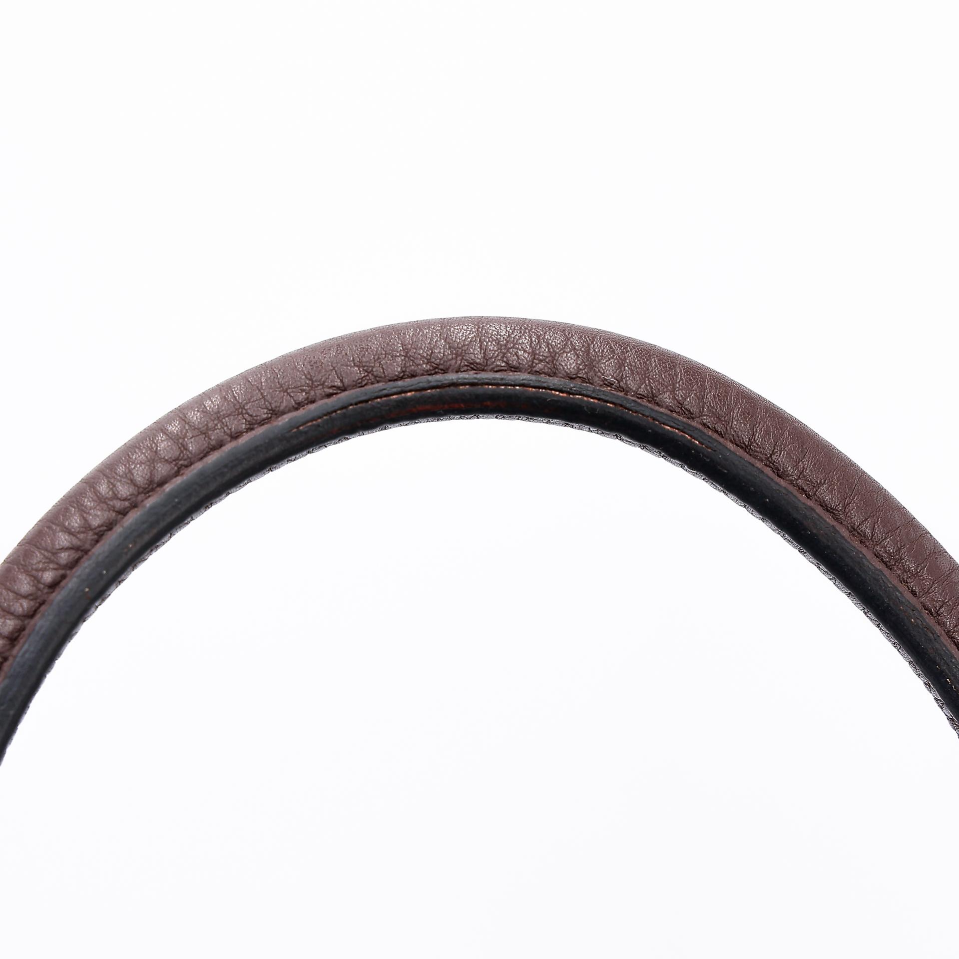 Very Good ( Rank A) HERMÈS Birkin 40 Chocolat (47) Togo Palladium hardware Square K (2007) - 4