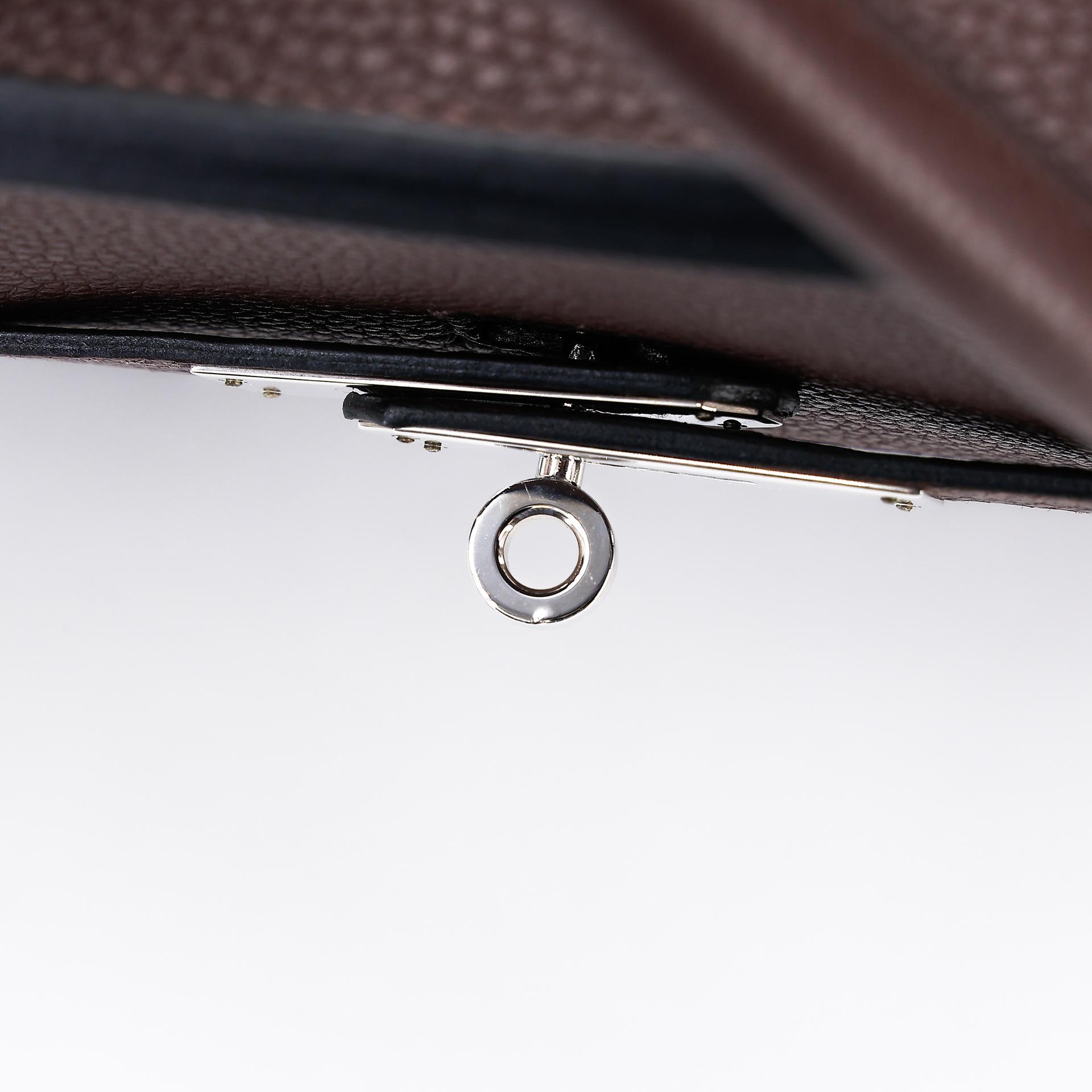 Very Good ( Rank A) HERMÈS Birkin 40 Chocolat (47) Togo Palladium hardware Square K (2007) - 13