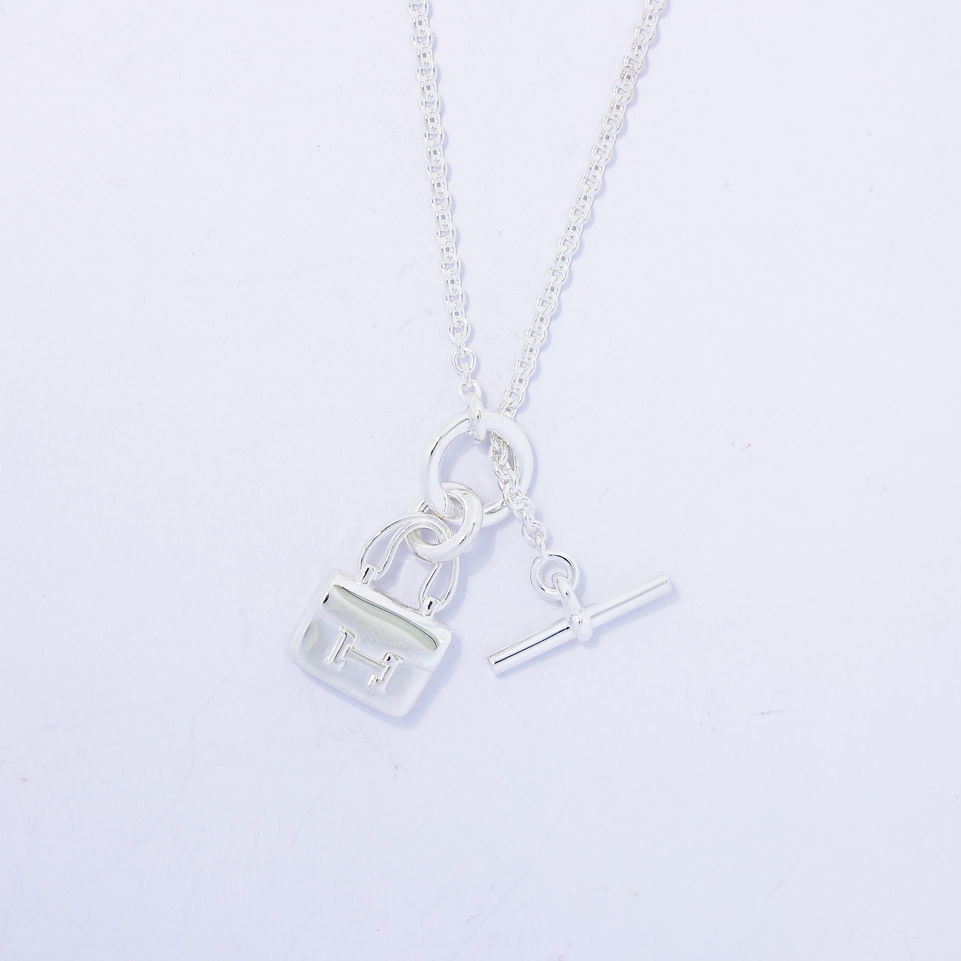 Brand New ( Rank N ) HERMÈS Amulettes Constance pendant Silver Silver 925 - 2