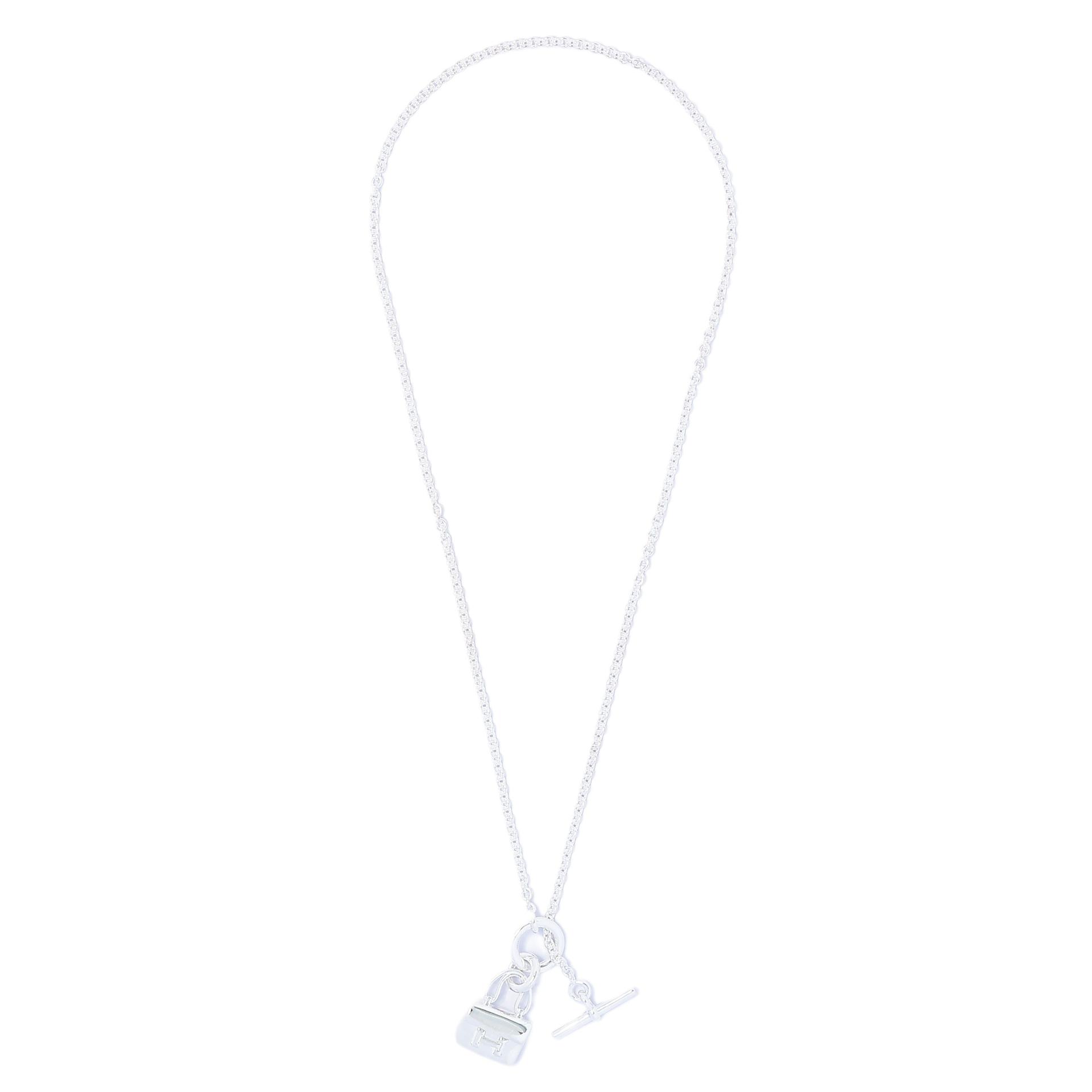 Brand New ( Rank N ) HERMÈS Amulettes Constance pendant Silver Silver 925 - 1