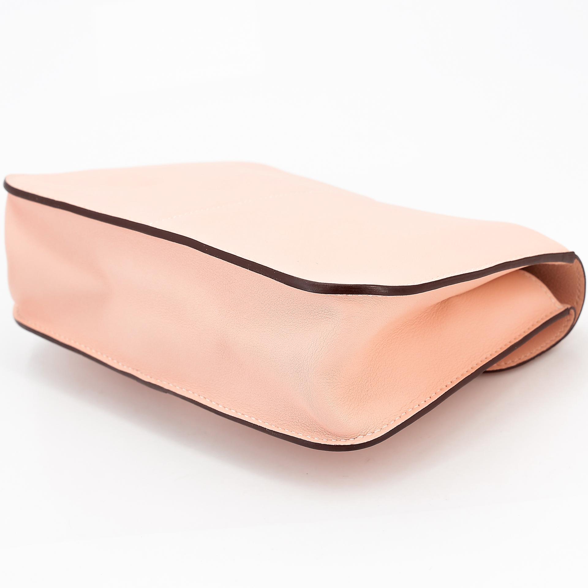 Very Good ( Rank A) HERMÈS Halzan Mini Rose Eglantine (P1) Swift Palladium hardware X (2016) - 8
