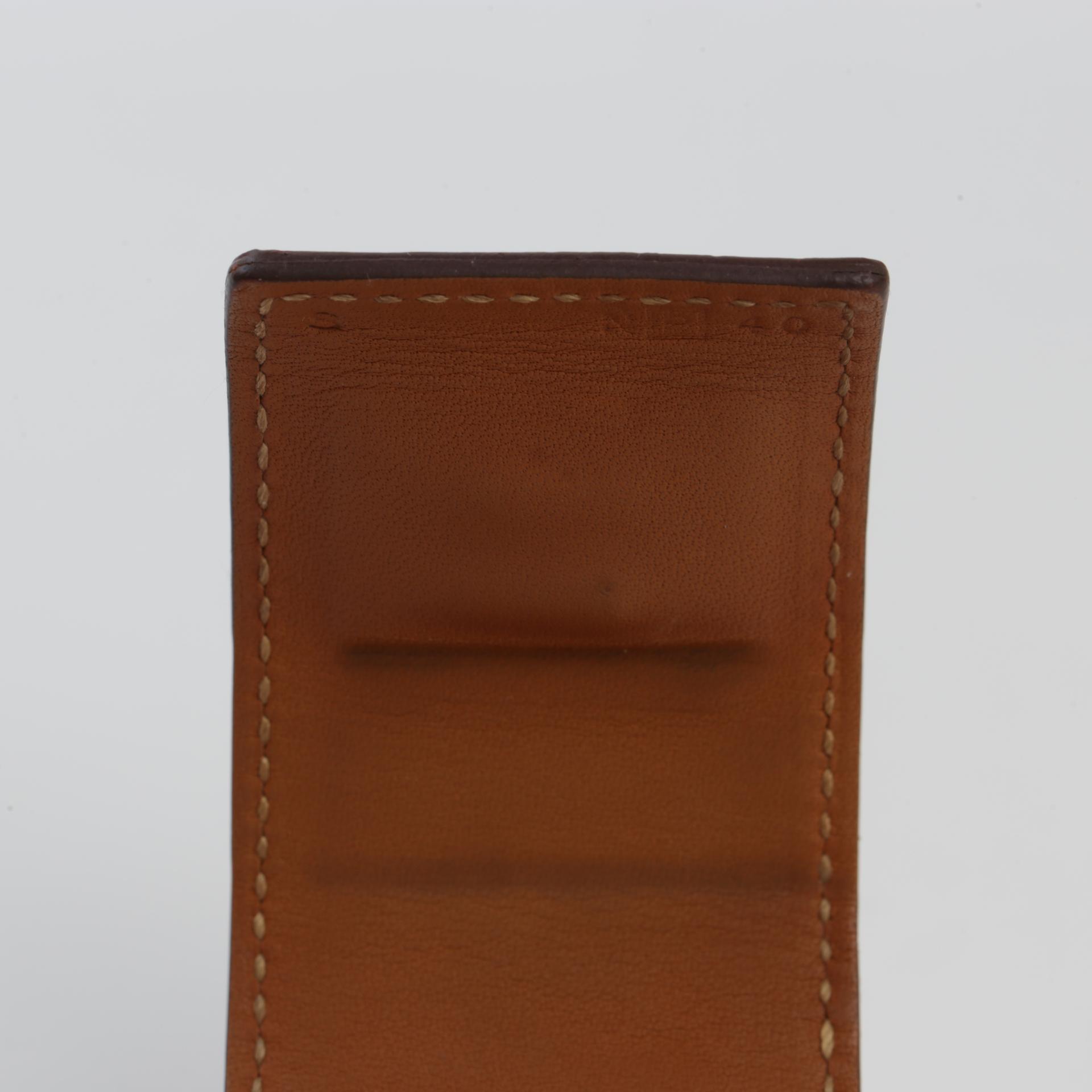 Good ( Rank AB) HERMÈS CDC Bracelet Size S Red Alligator Palladium hardware Square O (2011) - 10