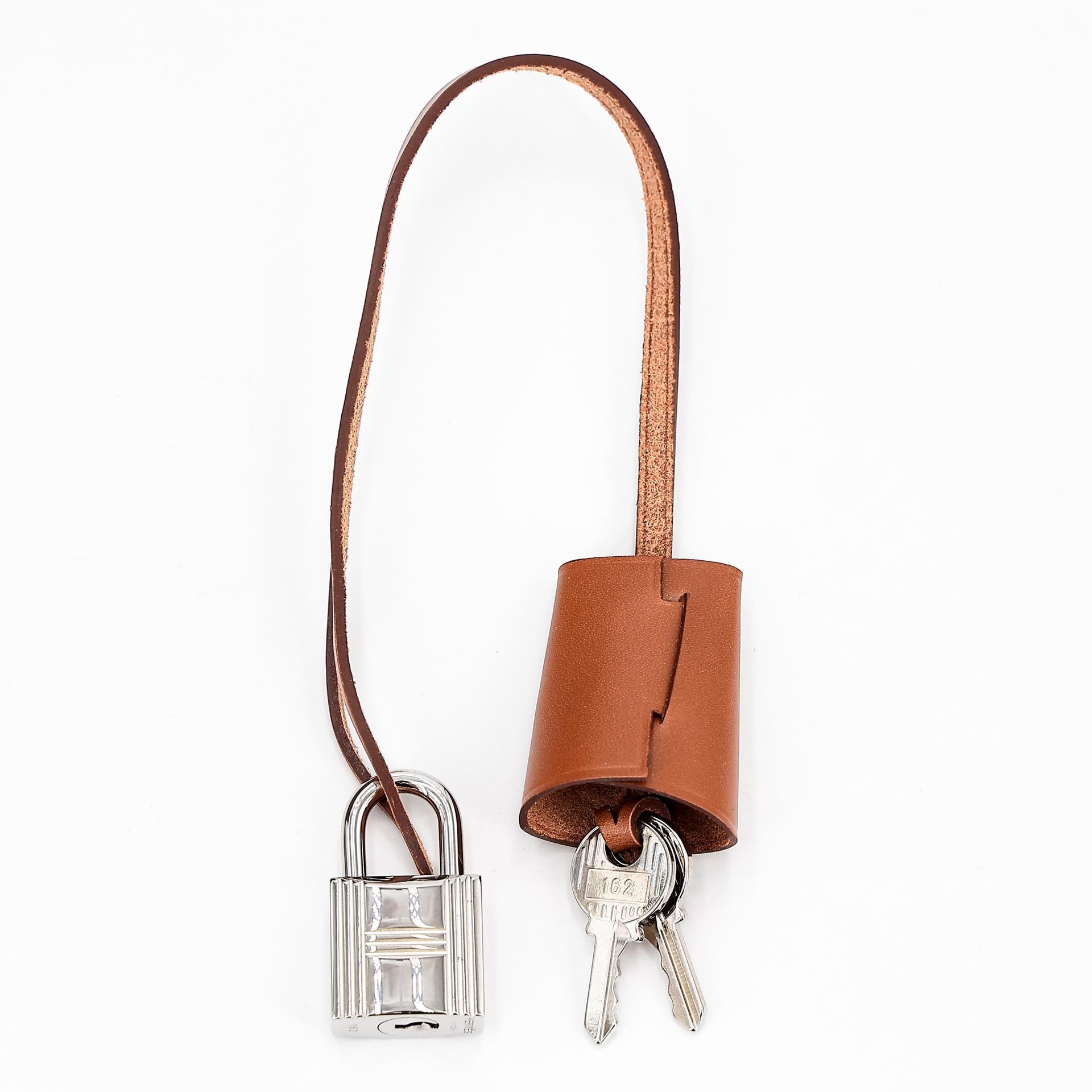 Excellent ( Rank SA ) HERMÈS Herbag PM Etoupe (18) Gold (37) Canvas  Leather Palladium hardware D (2019) - 25