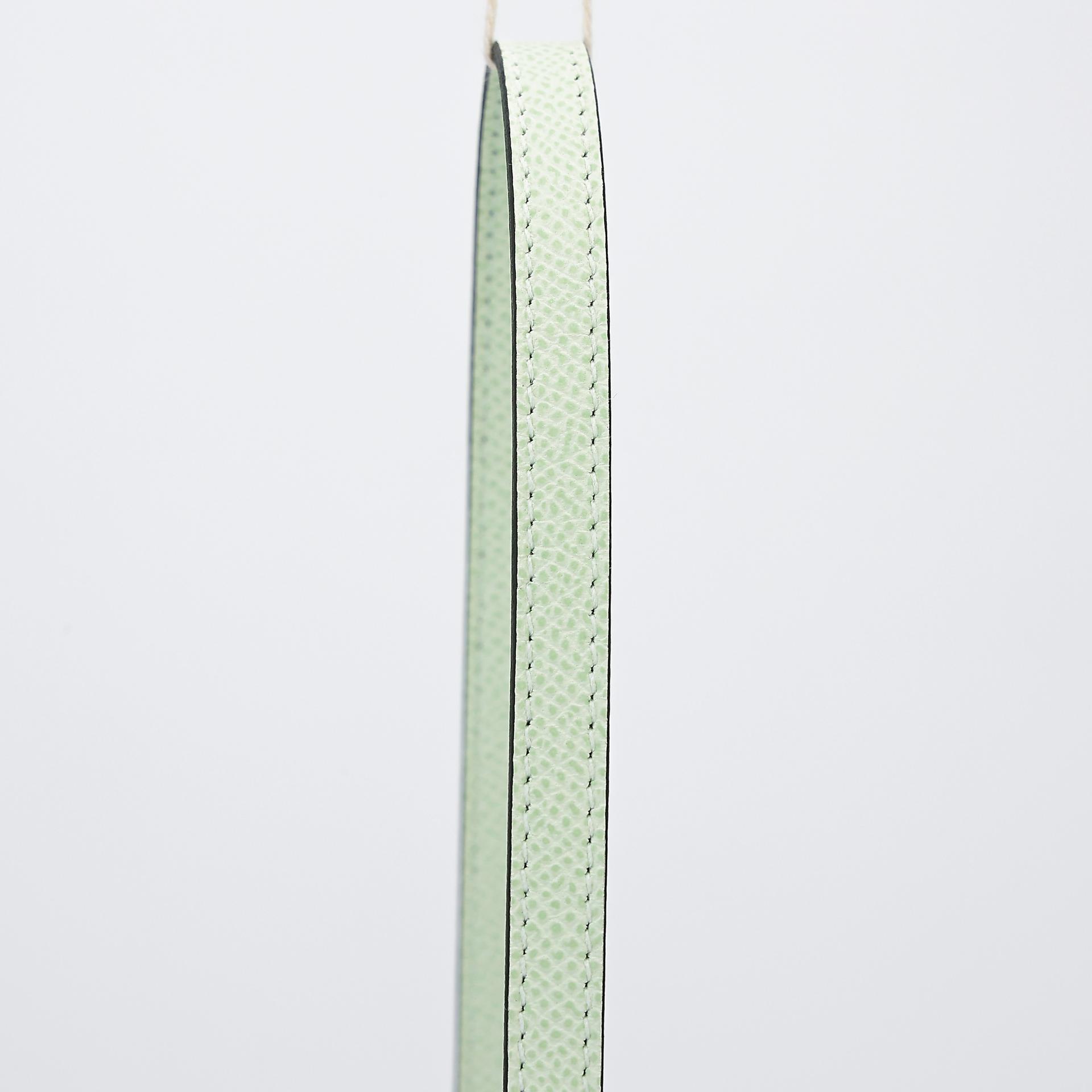Brand New ( Rank N ) HERMÈS Chaine d'Ancre To Go wallet Vert Fizz (0S) Epsom Palladium hardware B (2023) - 3