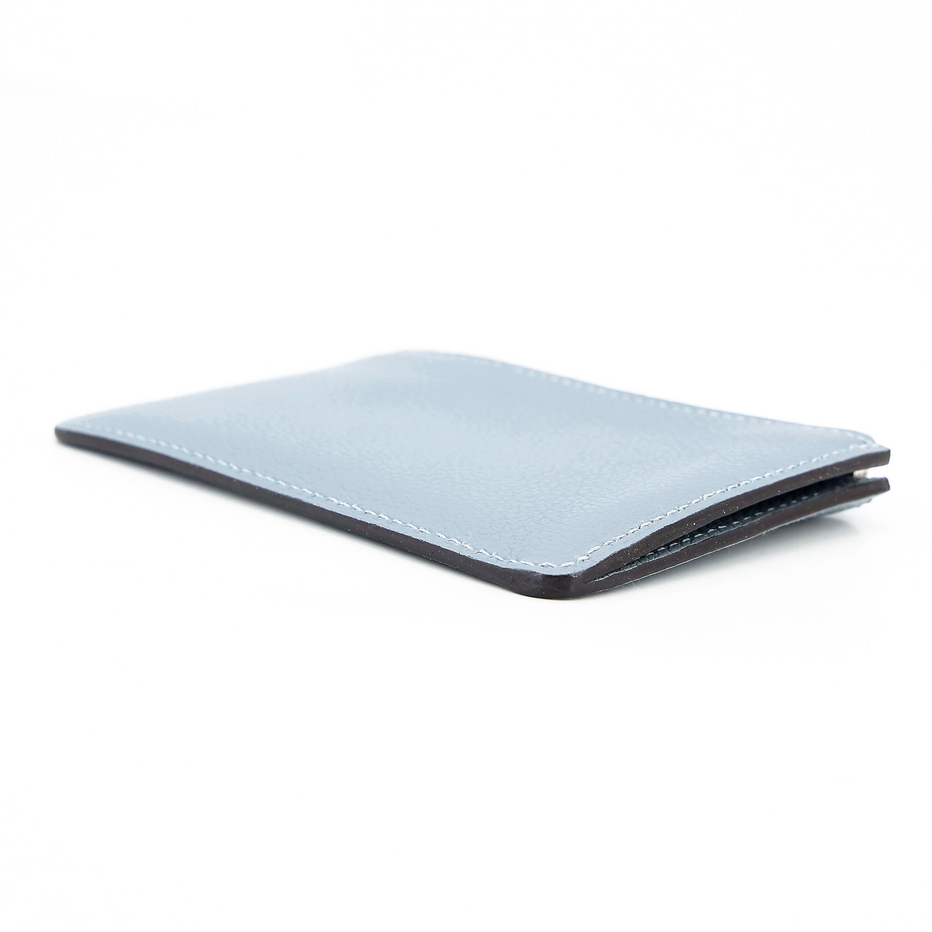 Very Good ( Rank A) HERMÈS Constance Slim Wallet Bleu Lin (J7) Evercolor Palladium hardware Z (2021) - 23