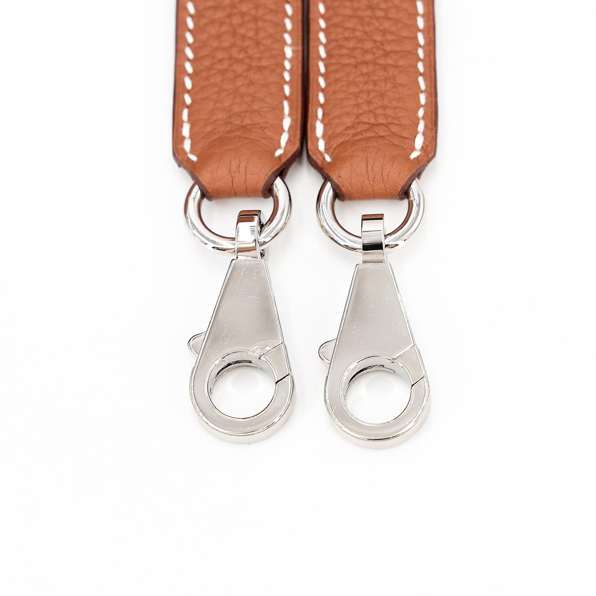 Excellent ( Rank SA ) HERMÈS Kelly 40 Gold (37) Togo Palladium hardware U (2022) - 27