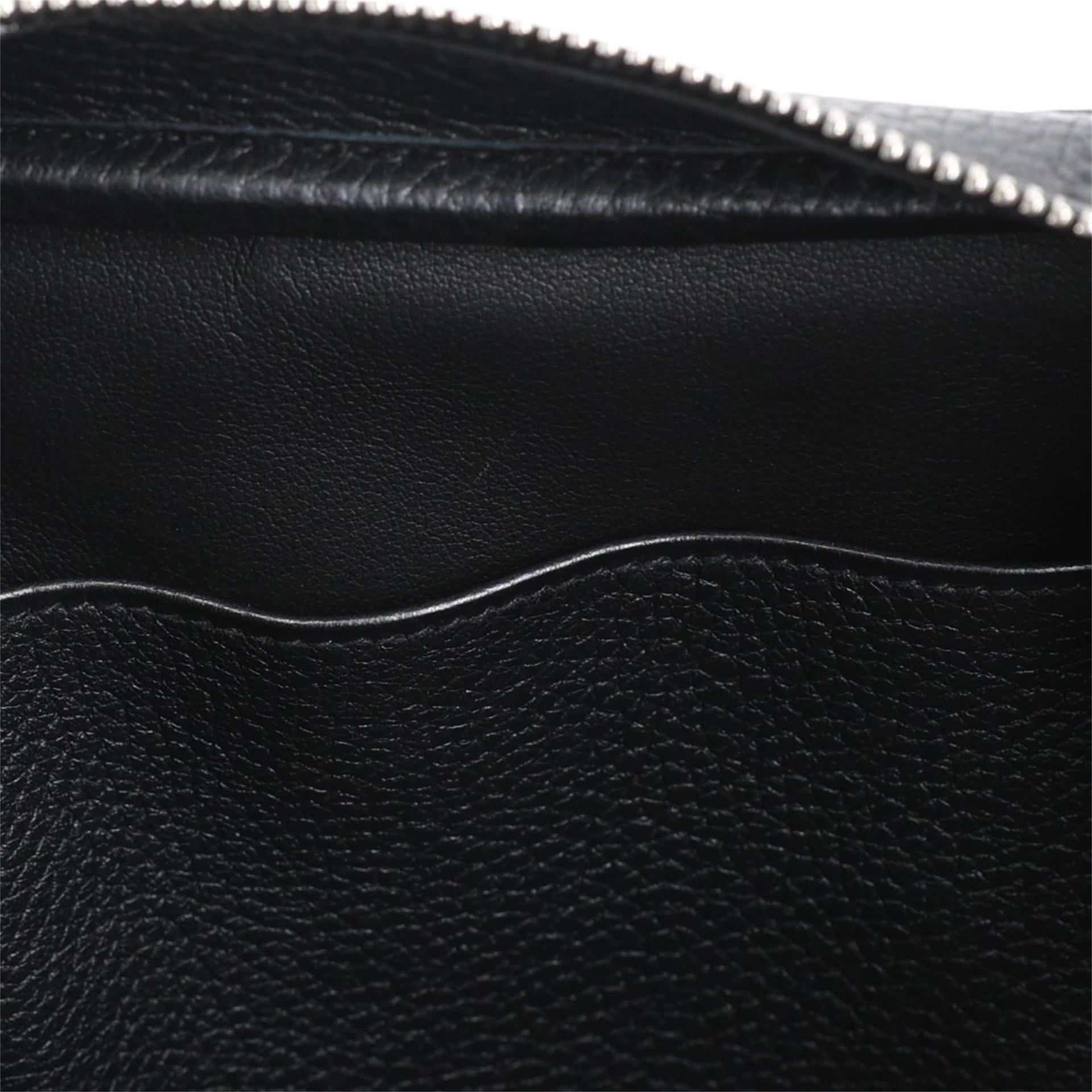 Excellent ( Rank SA ) HERMÈS Lindy 34 Black (89) Clemence Palladium hardware A (2017) - 13