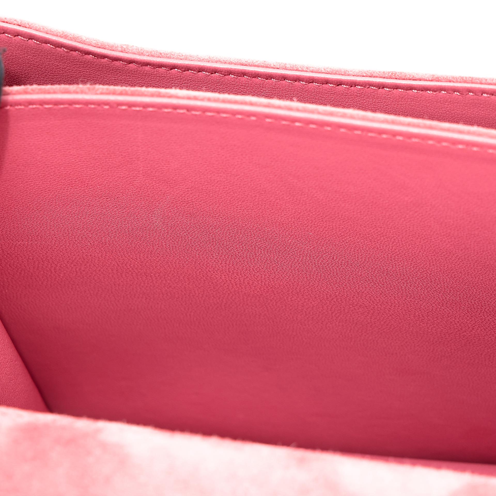 Very Good ( Rank A) HERMÈS Constance Mini Rose Indien (5N) Doblis Suede Palladium hardware X (2016) - 22