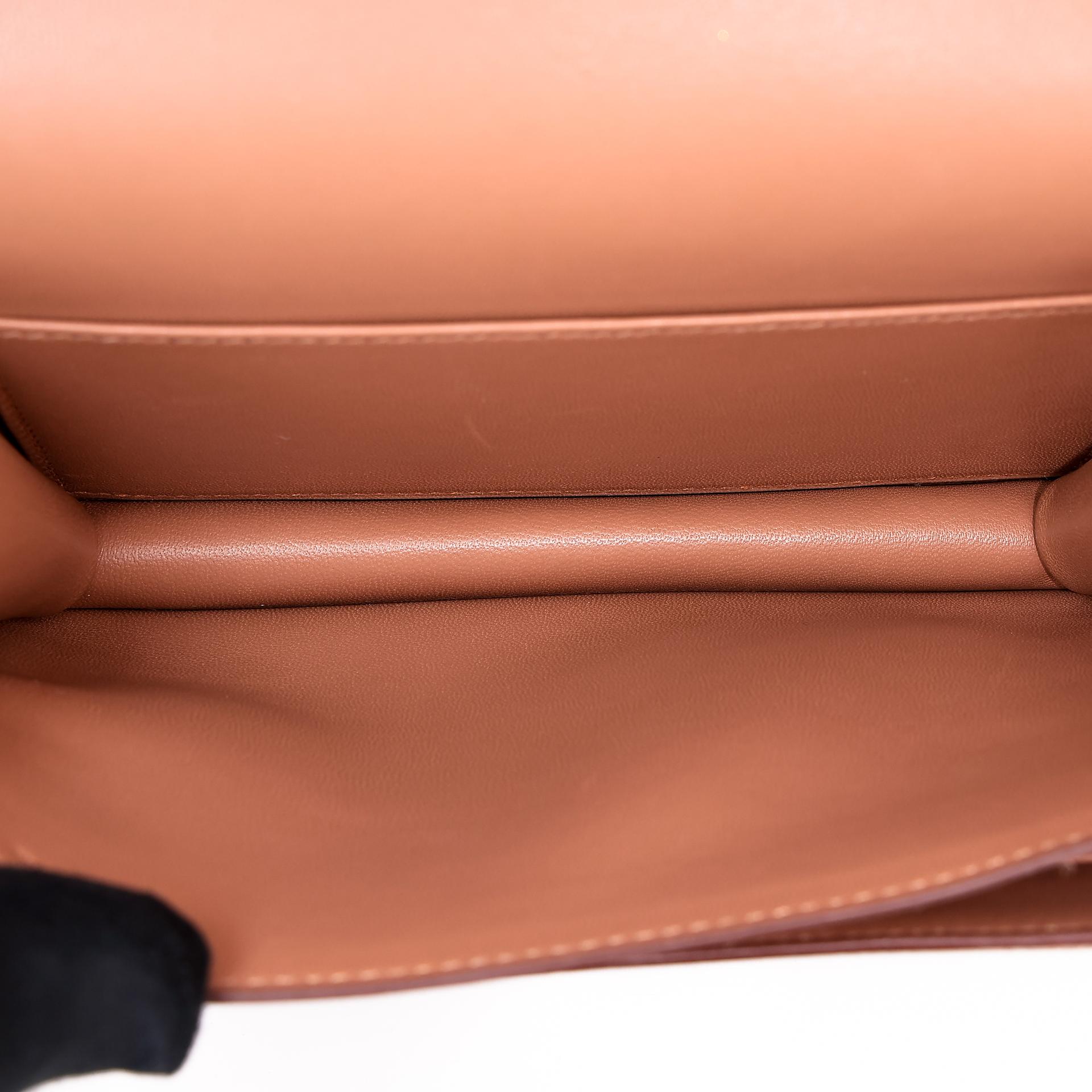 Very Good ( Rank A) HERMÈS Constance Mini Quebracho (2J) Chevre Palladium hardware Y (2020) - 23