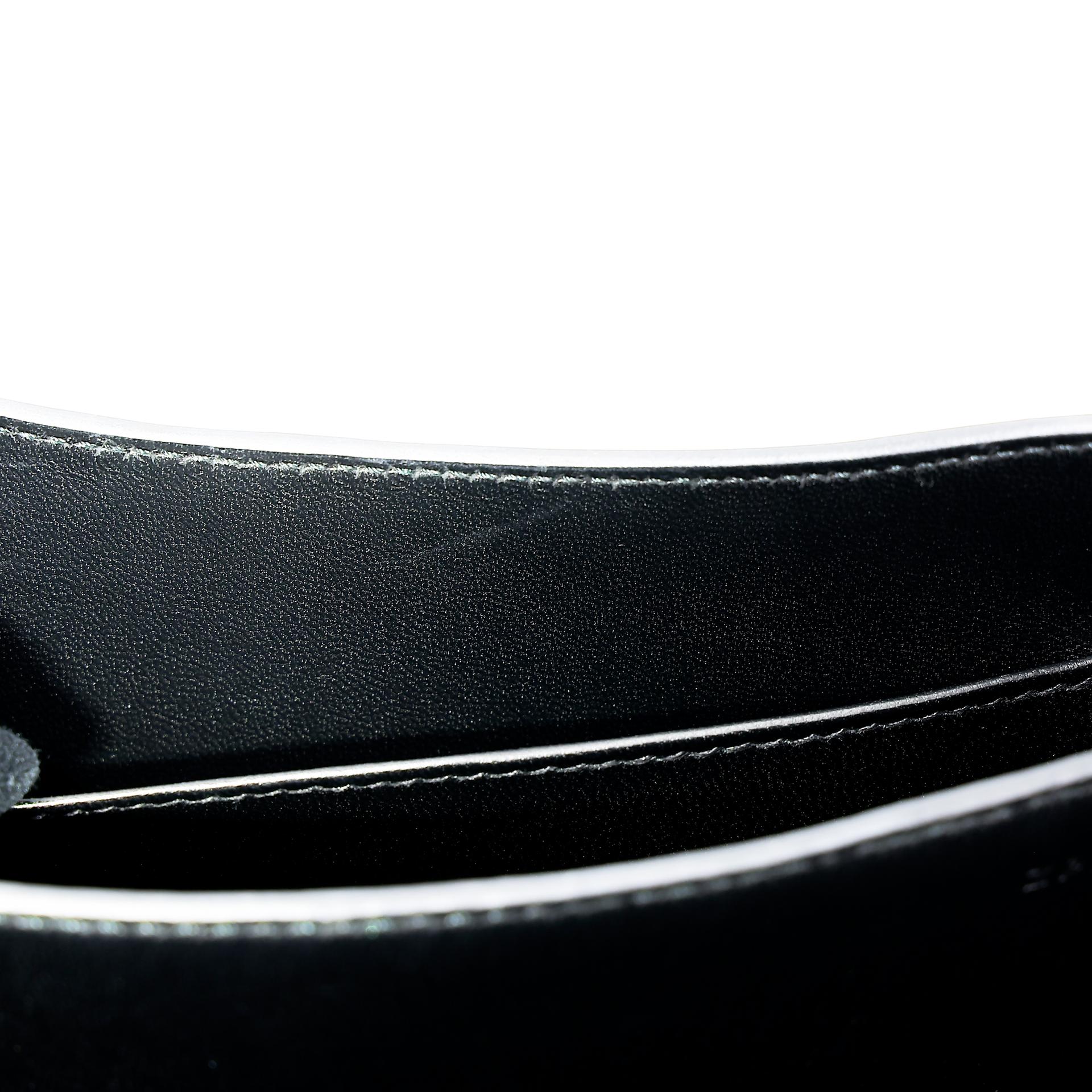 Very Good ( Rank A) HERMÈS Constance Mini Black (89) Tadelakt Gold hardware Z (2021) - 20