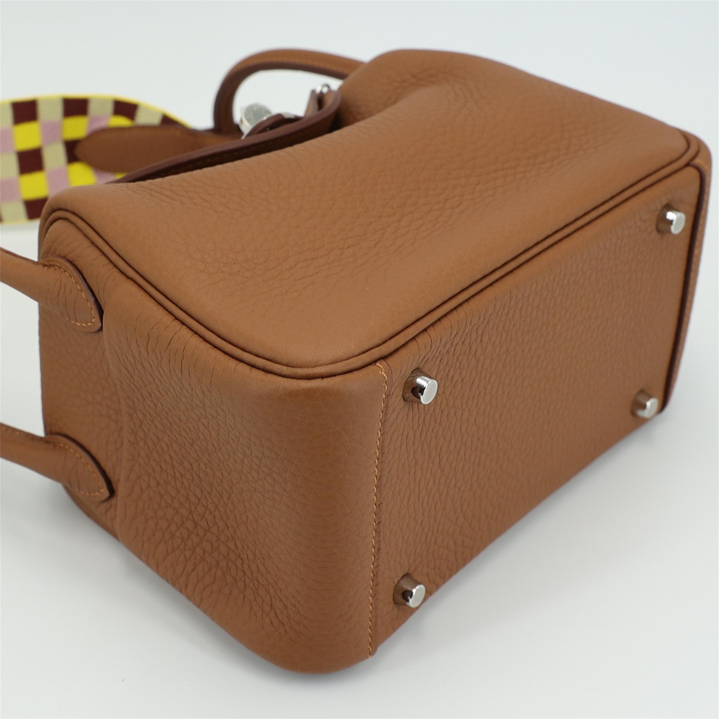 ランク N 新品 HERMÈS エルメス ミニリンディ ゴールド (37) トリヨン シルバー金具 W刻印 - 4