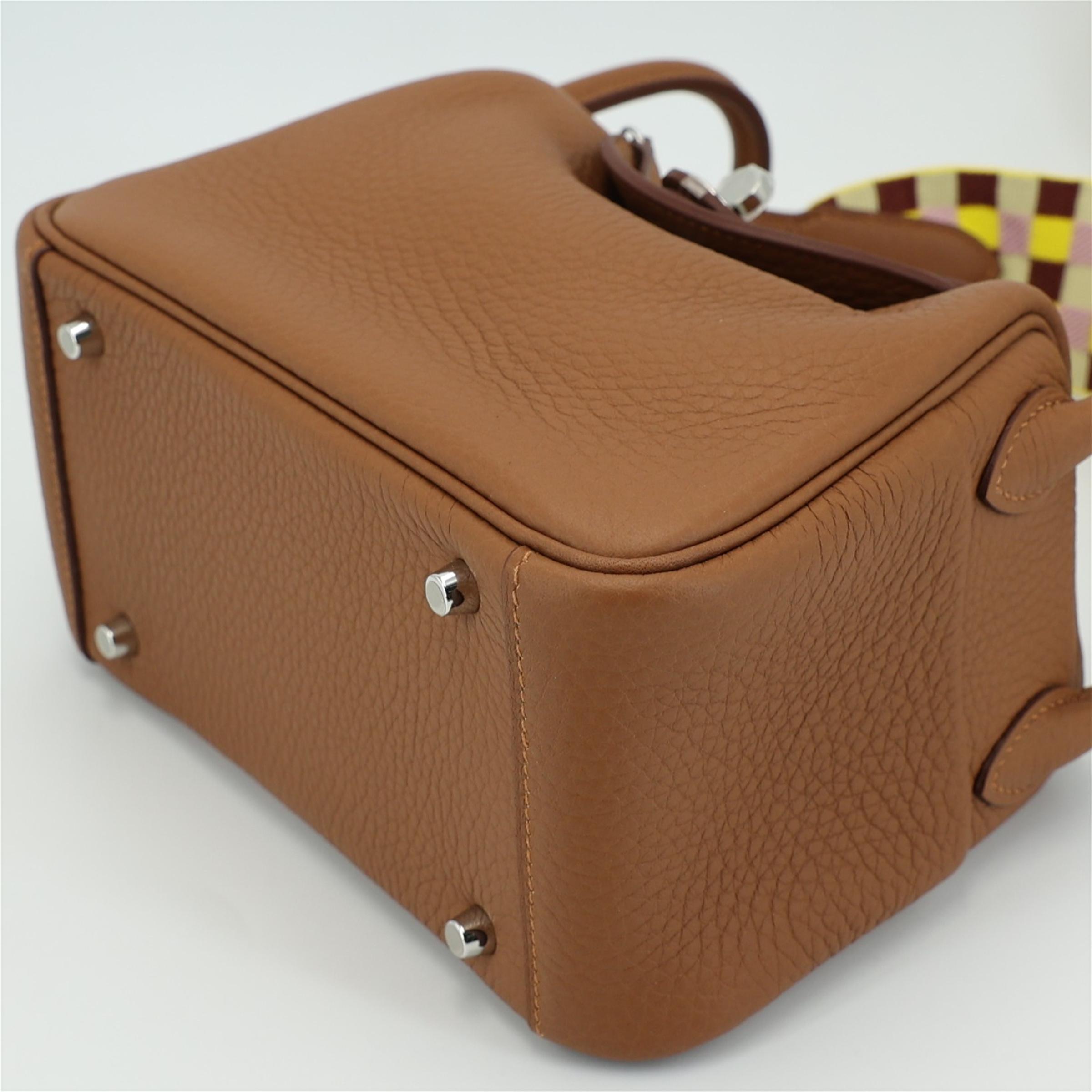 ランク N 新品 HERMÈS エルメス ミニリンディ ゴールド (37) トリヨン シルバー金具 W刻印 - 5